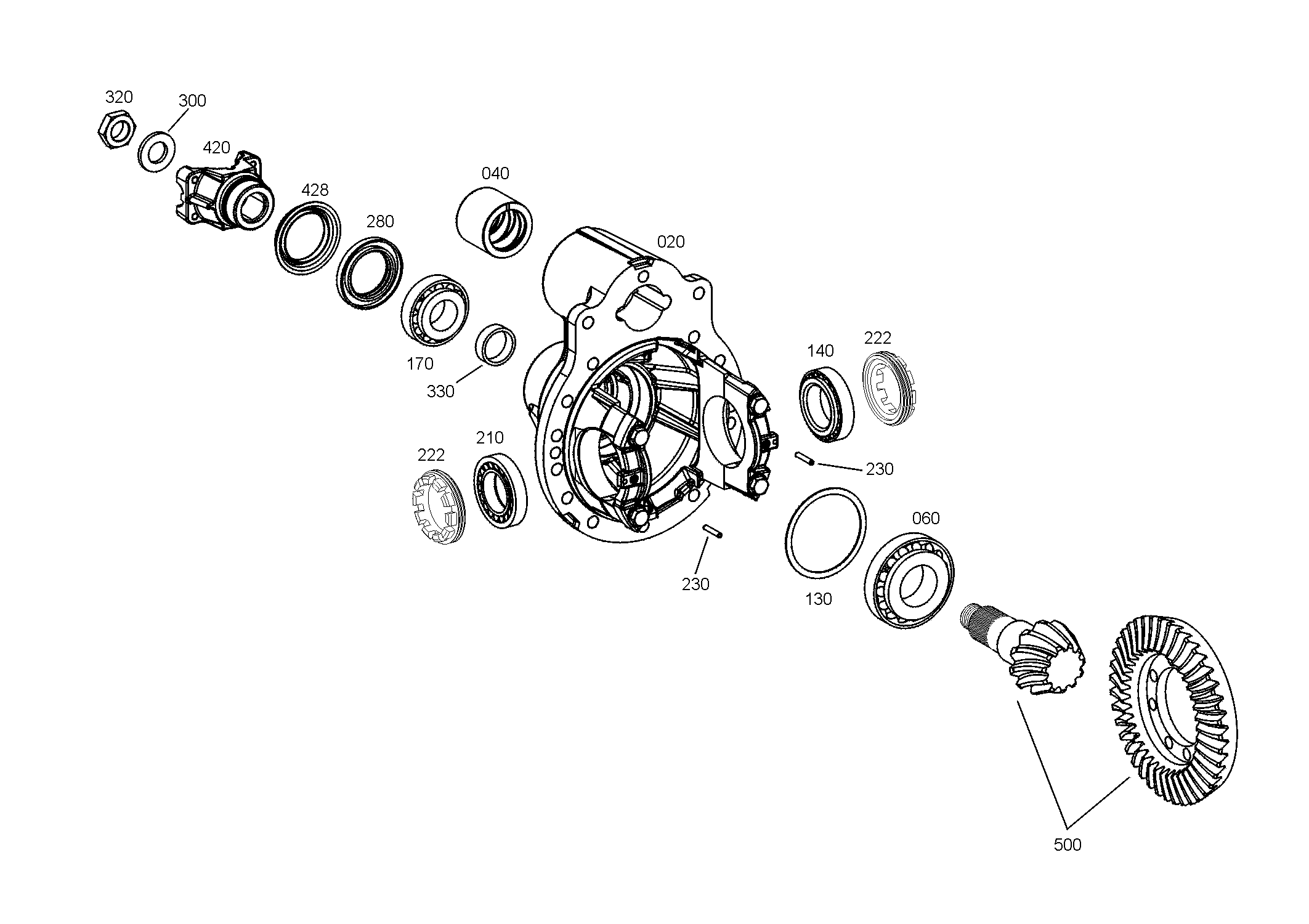 drawing for LIEBHERR GMBH 7015768 - RING (figure 3)