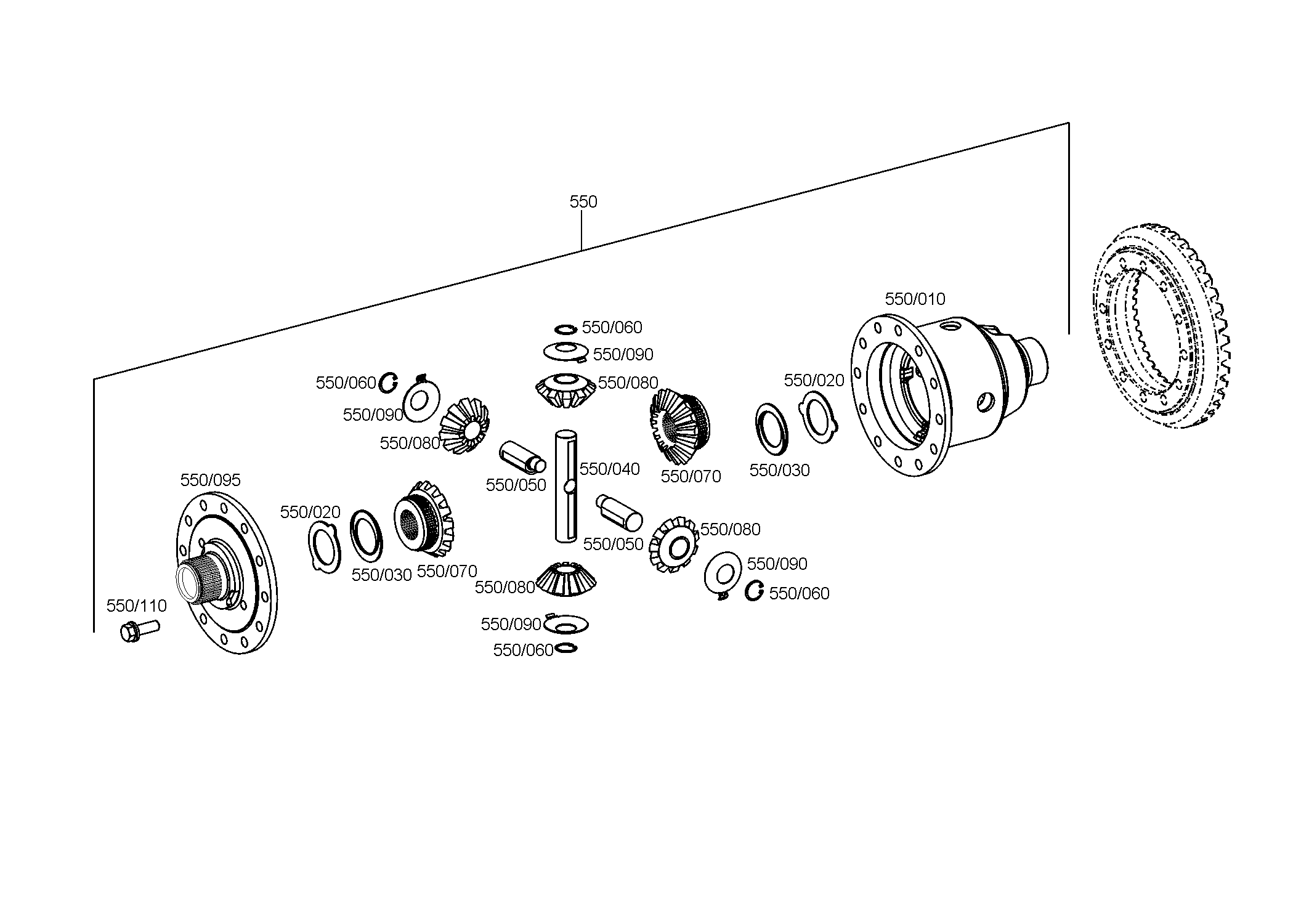 drawing for JOHN DEERE PG200055 - SCRAPER RING (figure 4)