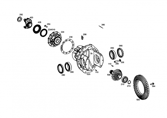 drawing for MAN 36.35102-0002 - TAPERED ROLLER BEARING (figure 1)