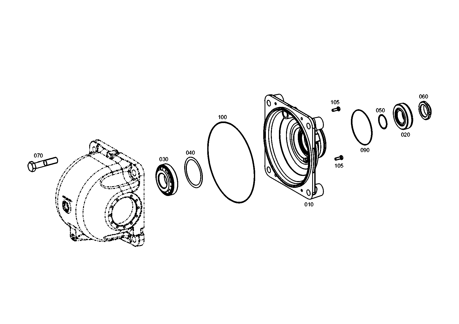 drawing for AGCO V80612300 - WASHER (figure 1)
