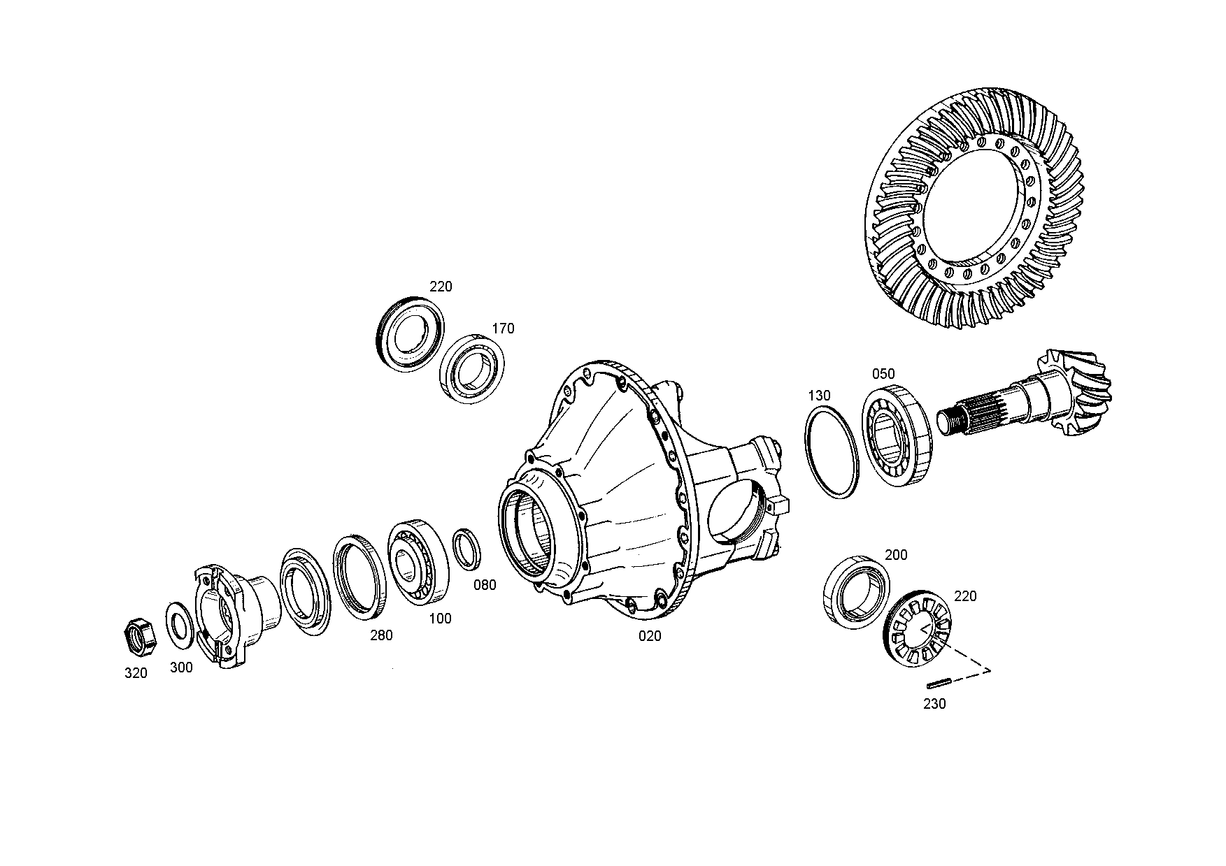 drawing for JOHN DEERE AT253091 - SHAFT SEAL (figure 1)