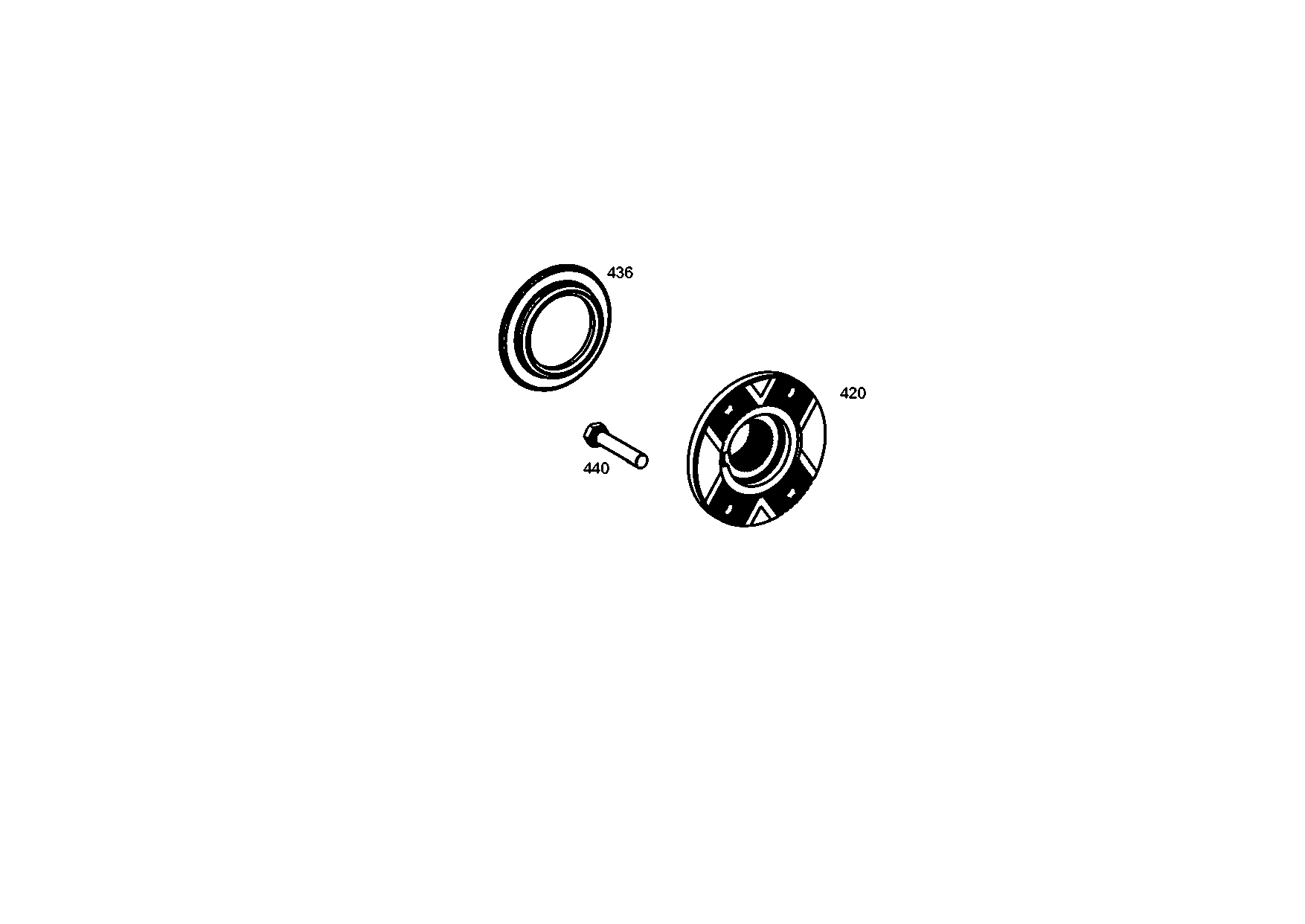 drawing for EVOBUS A0109909601 - HEXAGON SCREW (figure 1)