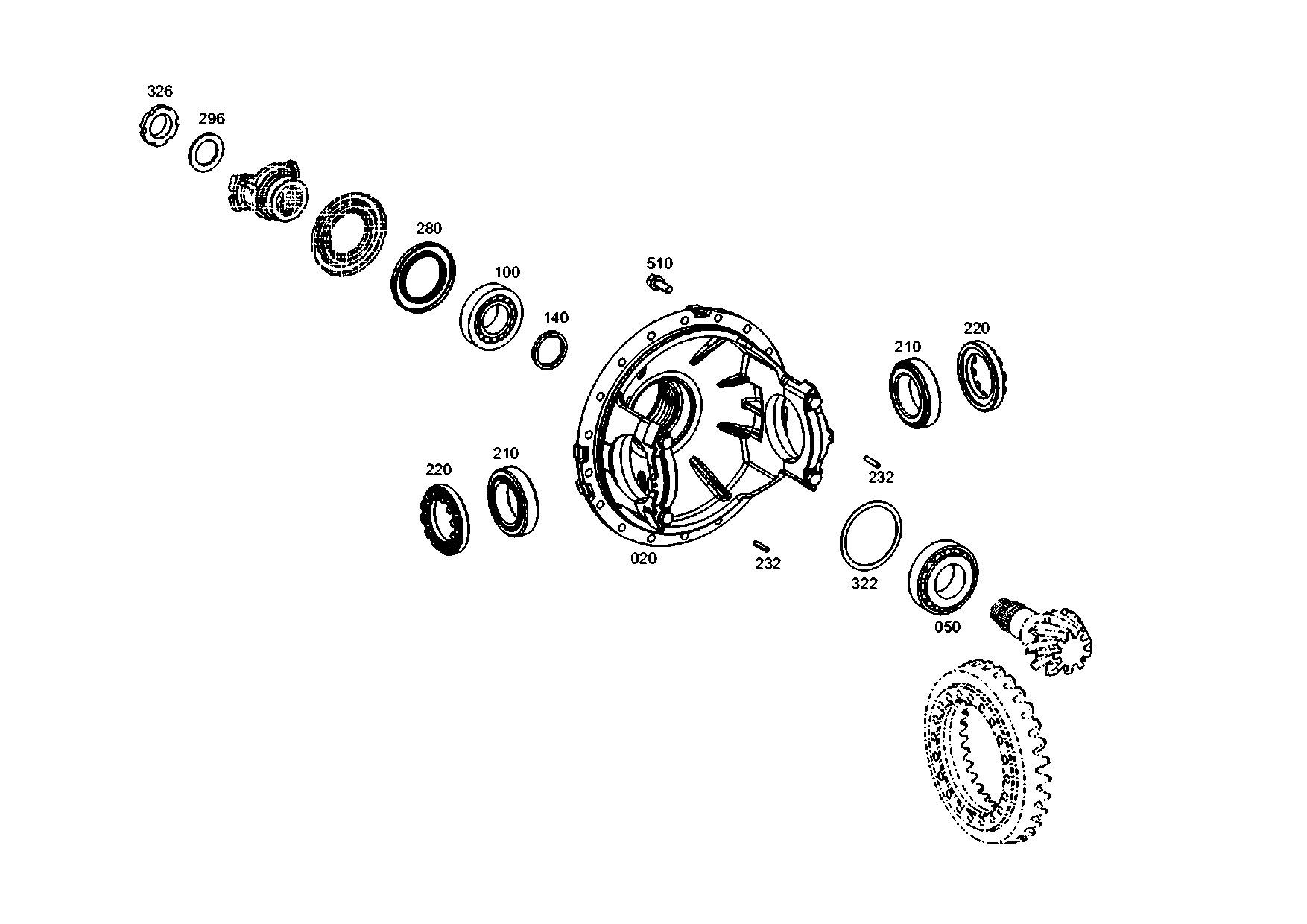 drawing for AGCO 020744R1 - LOCKING SCREW (figure 1)