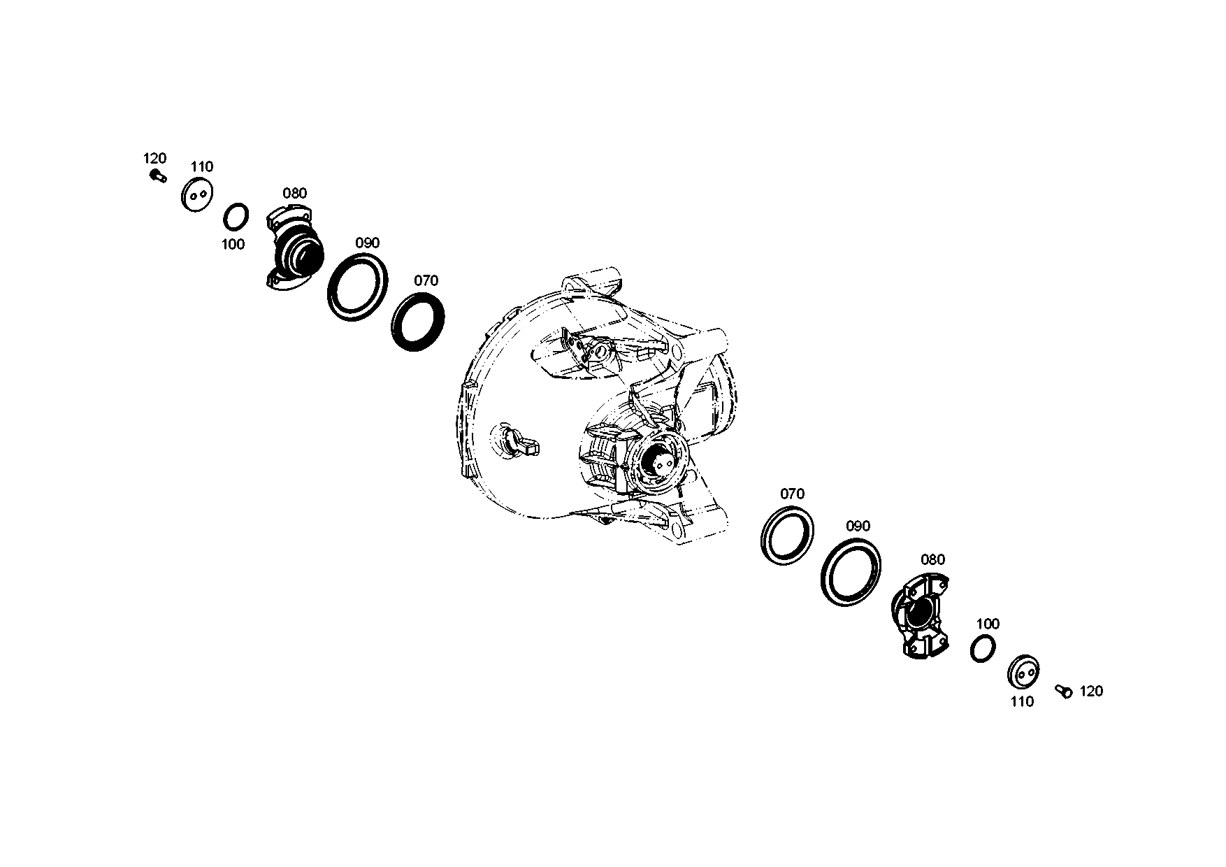 drawing for RENAULT 1357854 - CIRCLIP (figure 4)