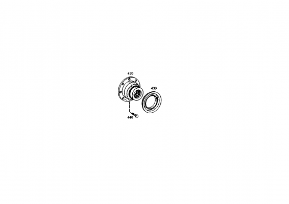 drawing for JUNGHEINRICH AG 50195805 - INPUT FLANGE (figure 1)