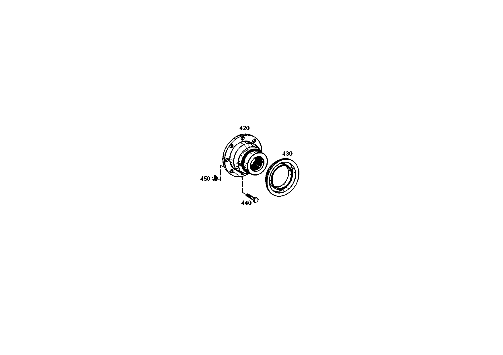 drawing for AGCO V35121600 - HEXAGON NUT (figure 2)