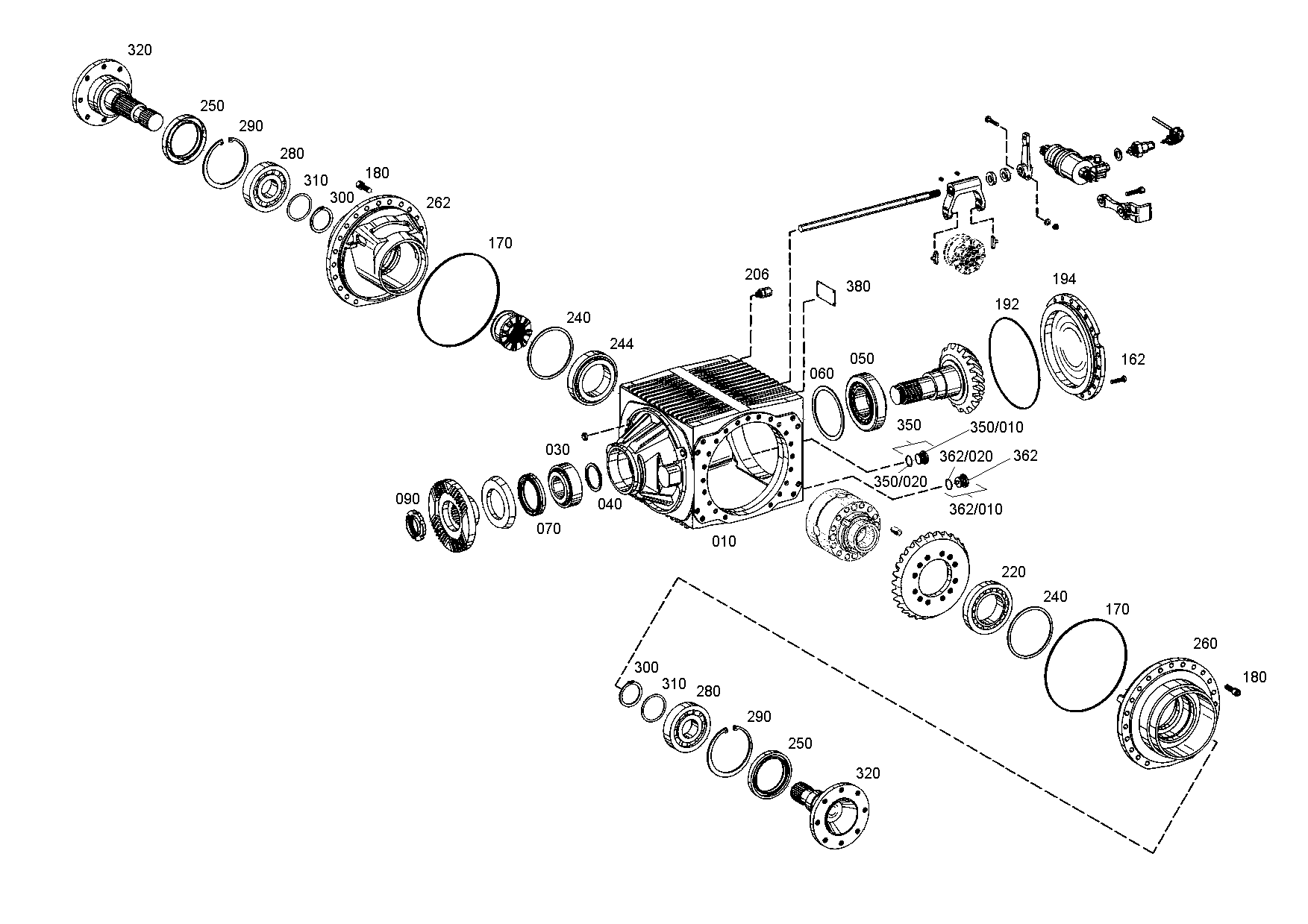 drawing for EVOBUS 89199161374 - TAPER ROLLER BEARING (figure 2)