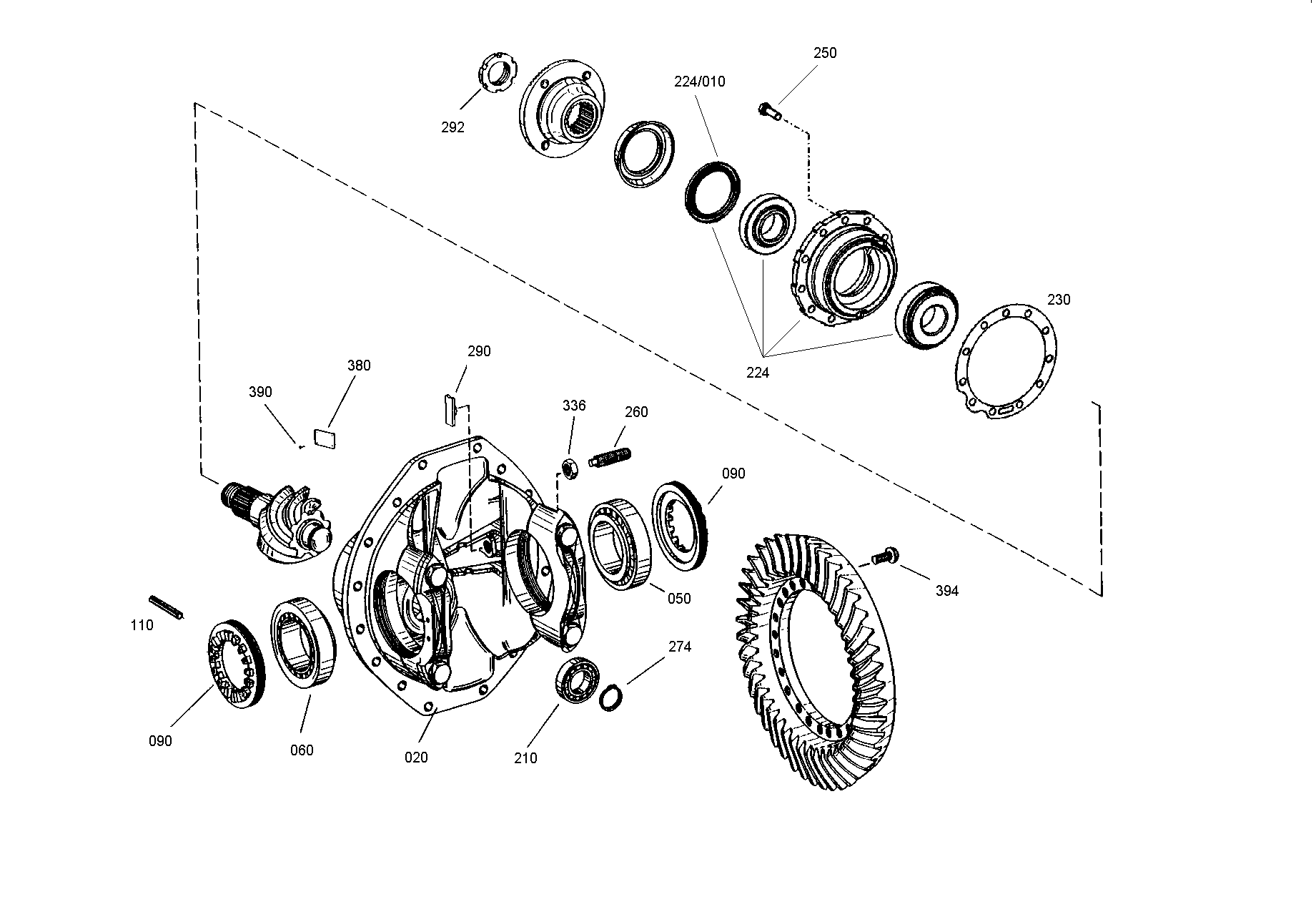 drawing for EVOBUS A0003500342 - TAPERED ROLLER BEARING (figure 3)