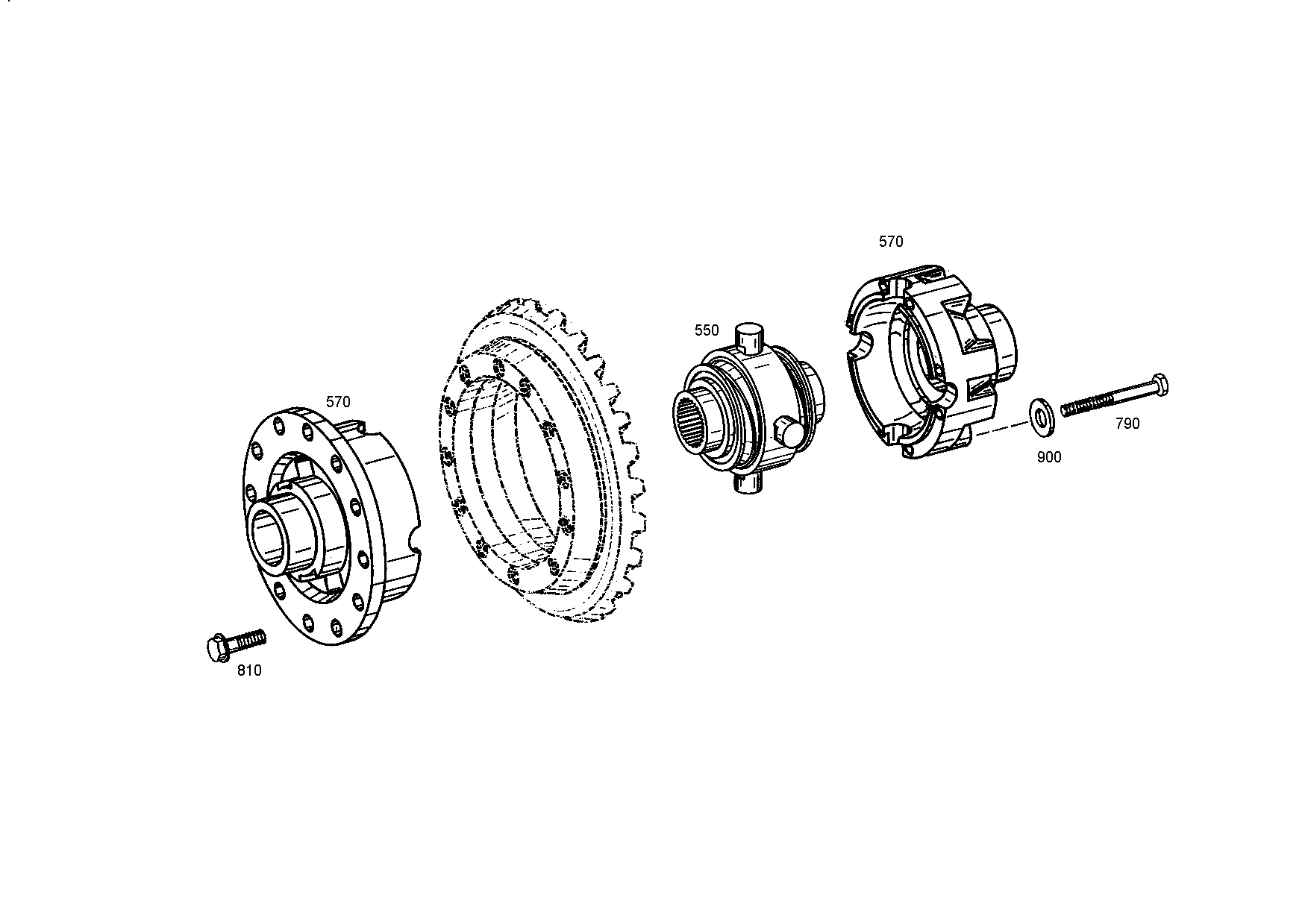 drawing for JOHN DEERE TTZF1002 - LOCKING SCREW (figure 2)
