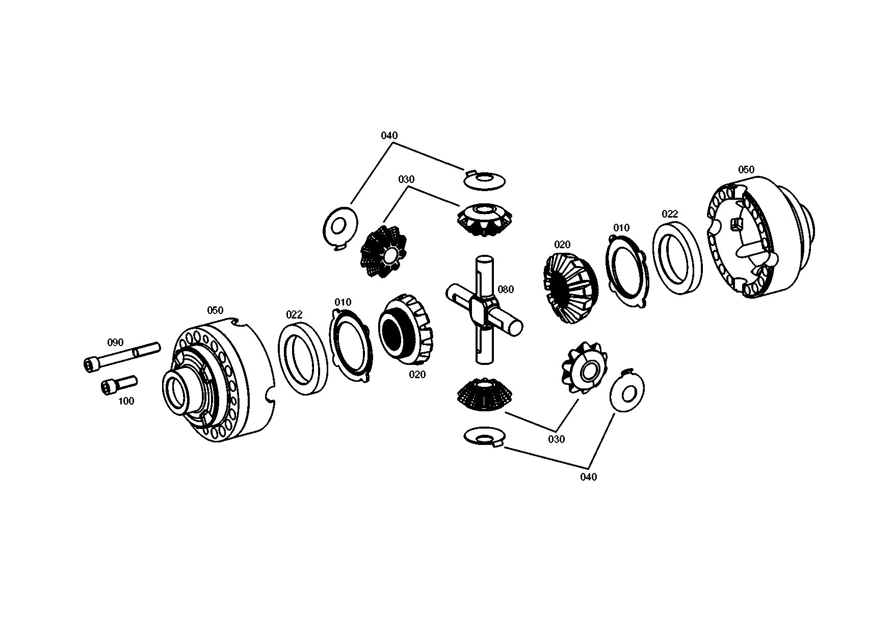 drawing for SENNEBOGEN HYDRAULIKBAGGER GMBH 125352 - THRUST WASHER (figure 4)