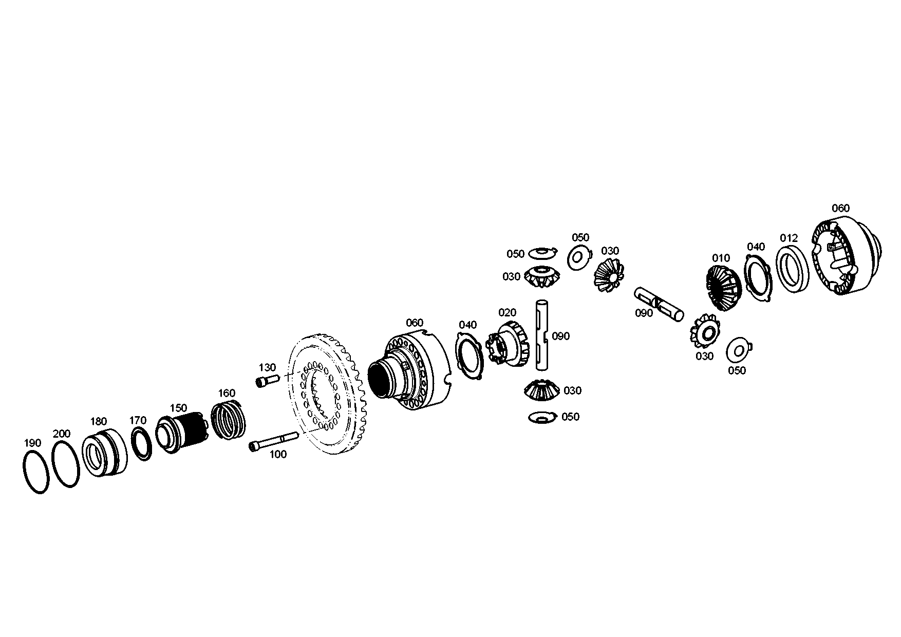 drawing for CATERPILLAR INC. 482-6757 - DIFFERENTIAL AXLE (figure 5)