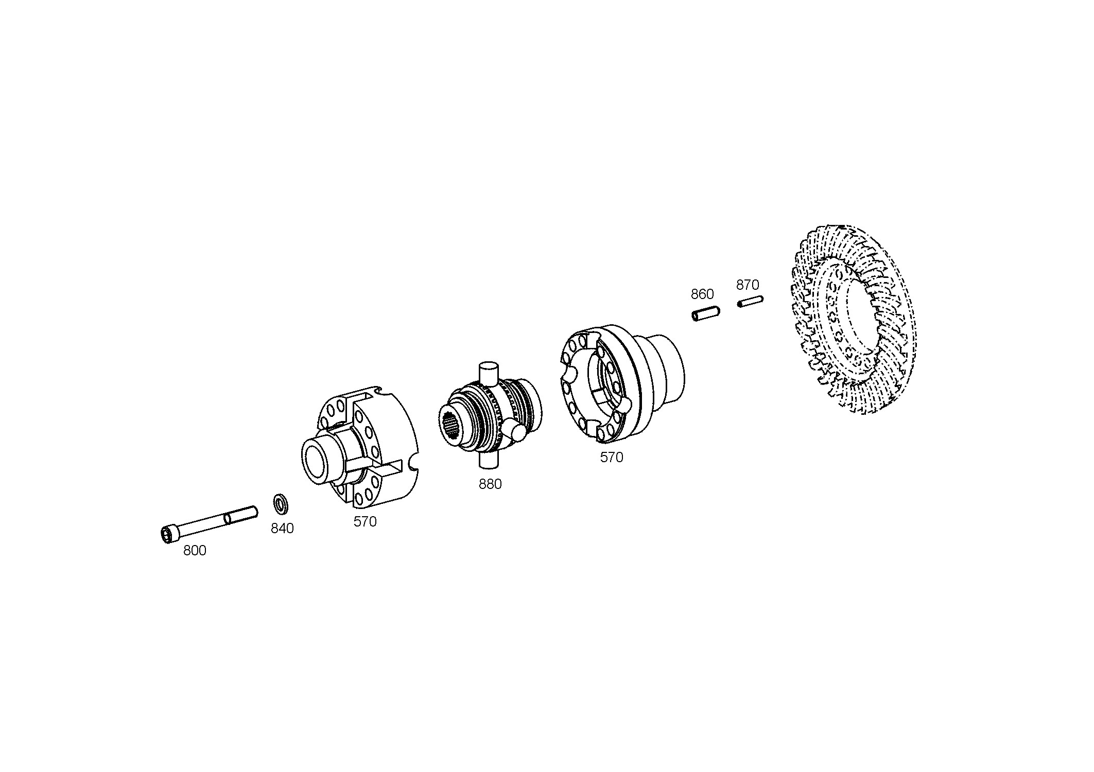 drawing for KRAMER WERKE GMBH 1000140005 - SLOT. PIN (figure 2)