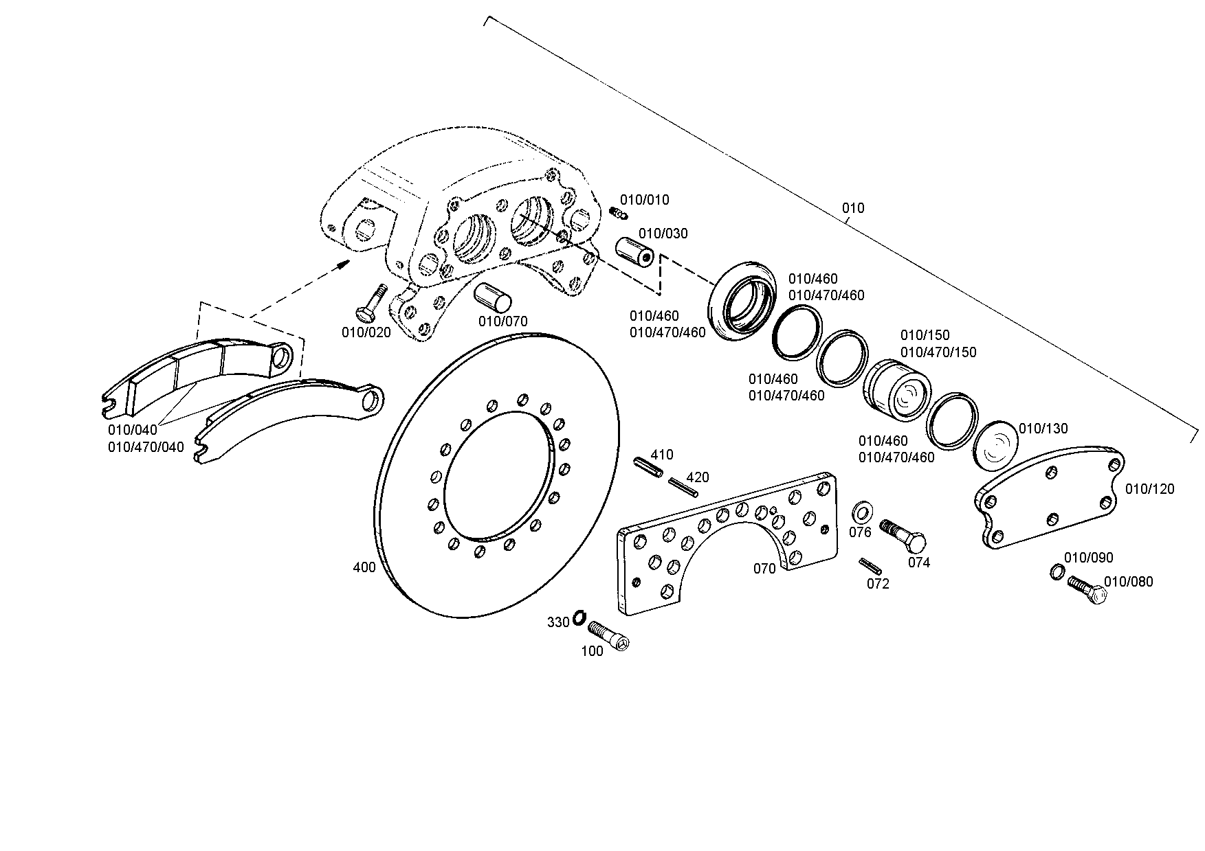 drawing for TIMONEY TECHNOLOGIE LTD. 8025515 - BRAKE DISC (figure 2)
