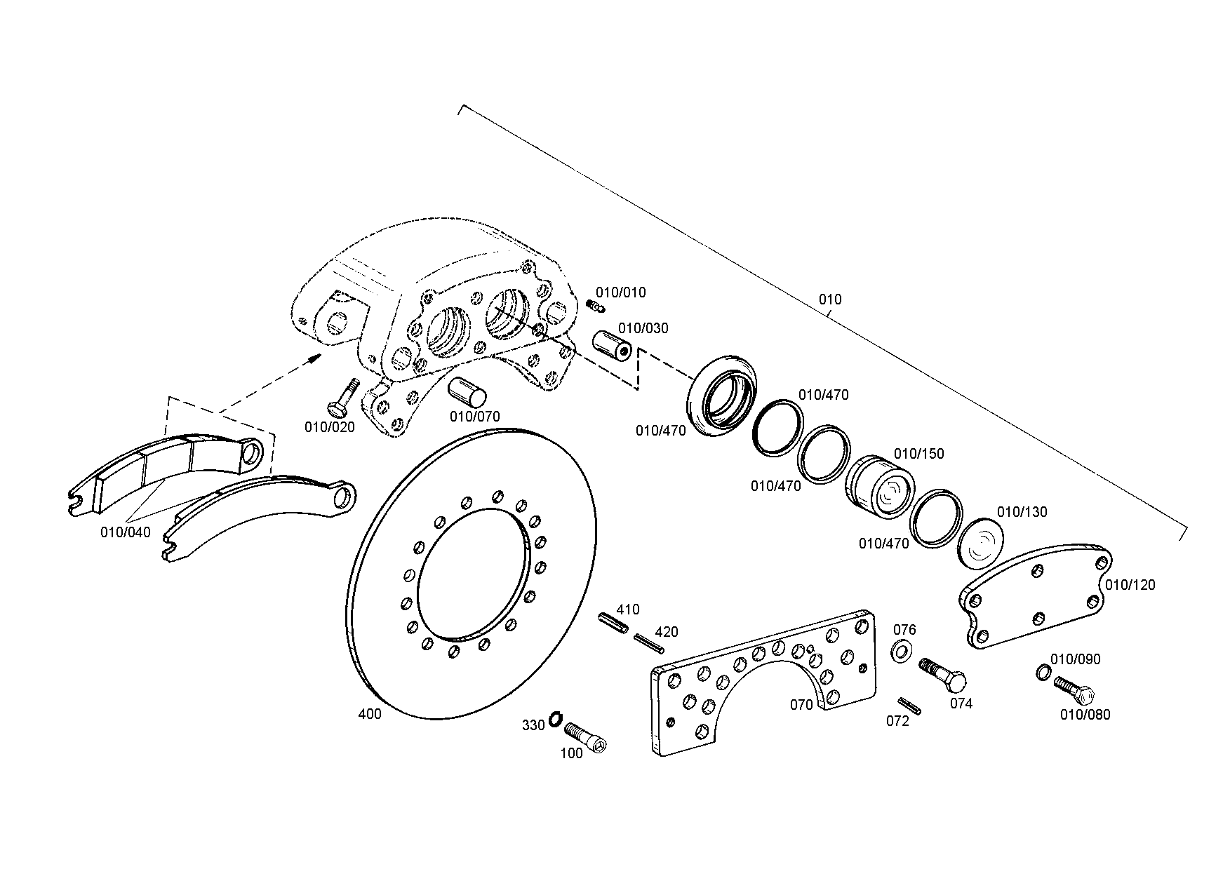 drawing for TIMONEY TECHNOLOGIE LTD. 8025515 - BRAKE DISC (figure 4)