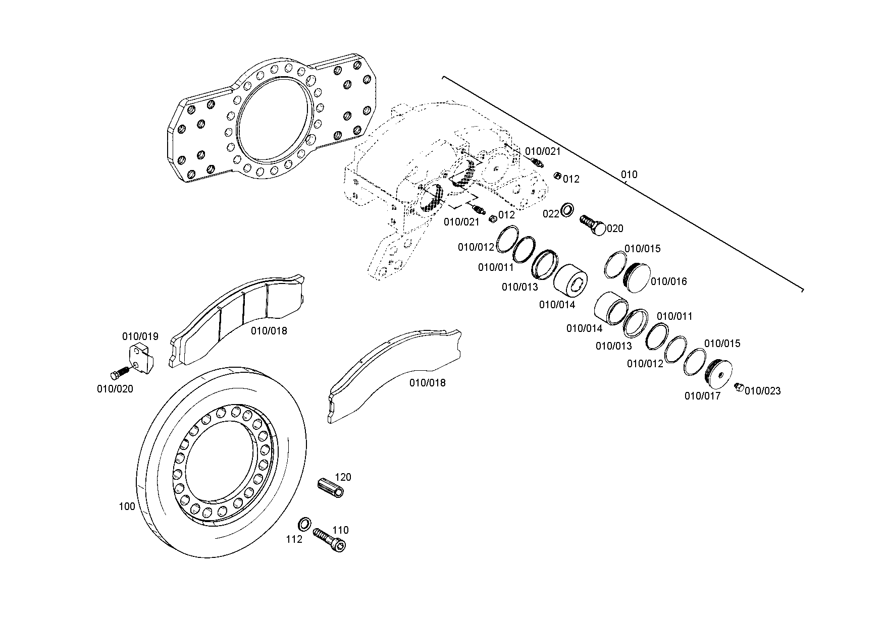 Technical drawing of DOOSAN 053372 STAUBKAPPE with dimensions and layout (figure 2)