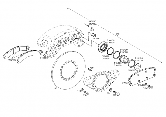 drawing for IVECO 98134629AS - REPAIR KIT (figure 1)