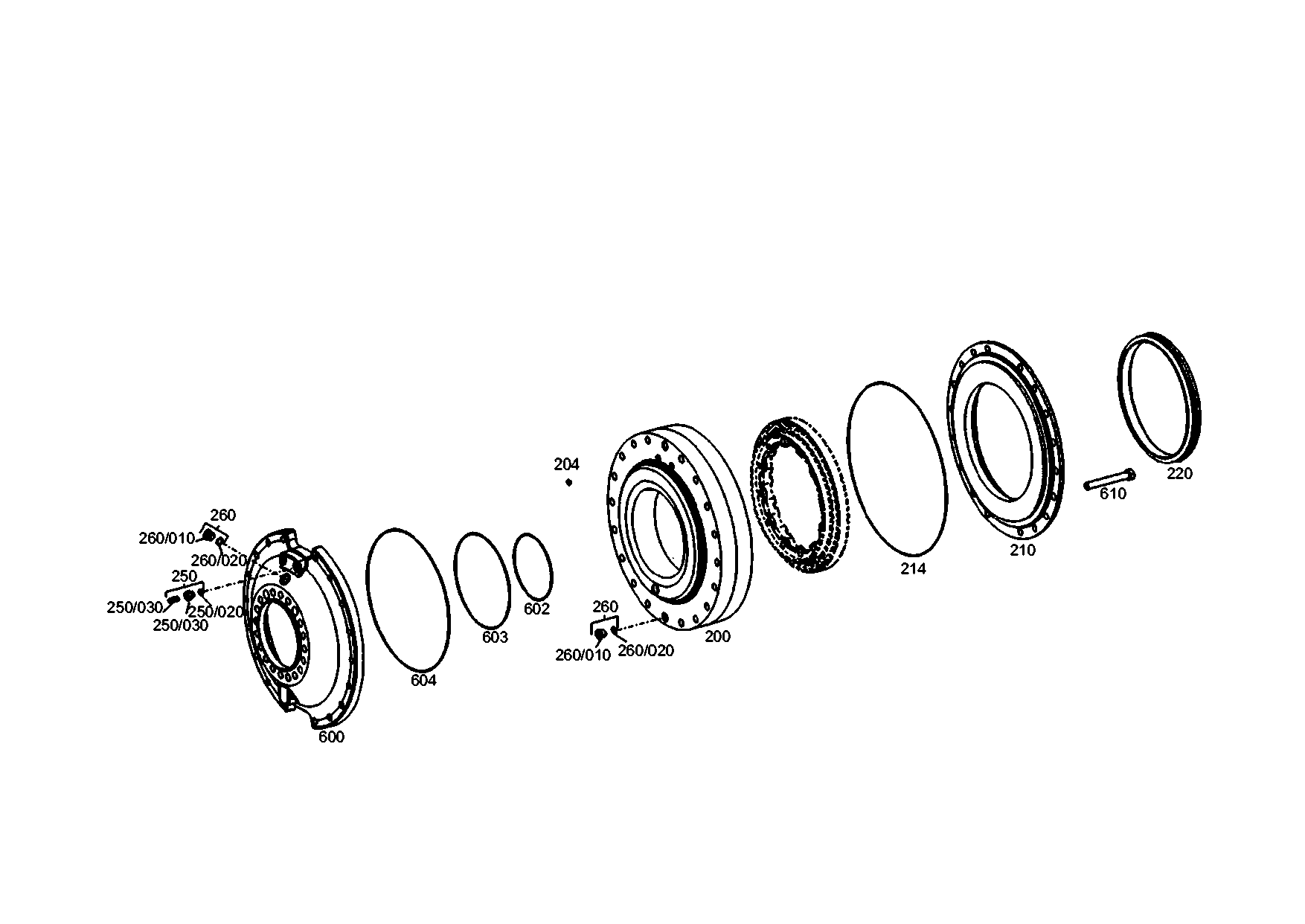 drawing for DOOSAN 514520 - O-RING (figure 1)