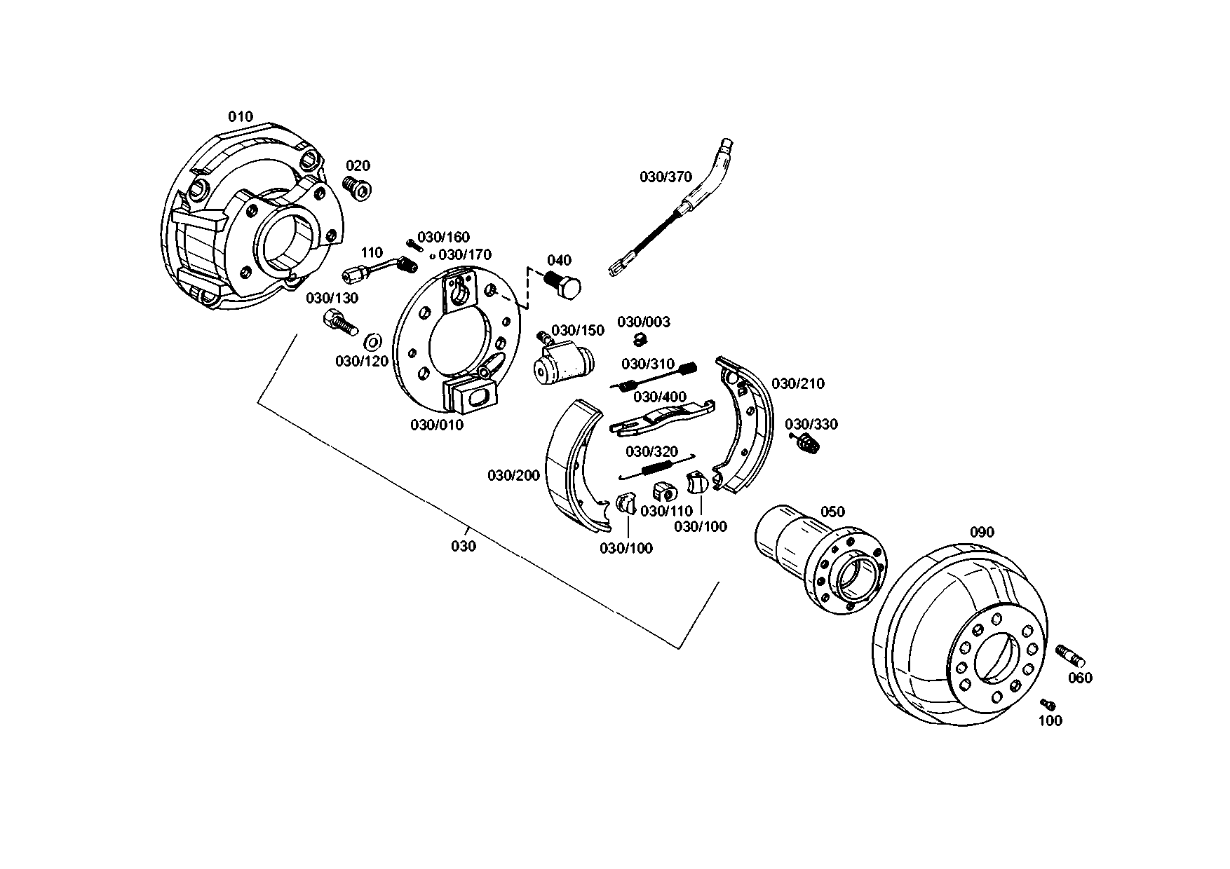 drawing for WEIDEMANN GMBH & CO. KG 5194115056 - BRAKE ANCHOR PLATE (figure 1)