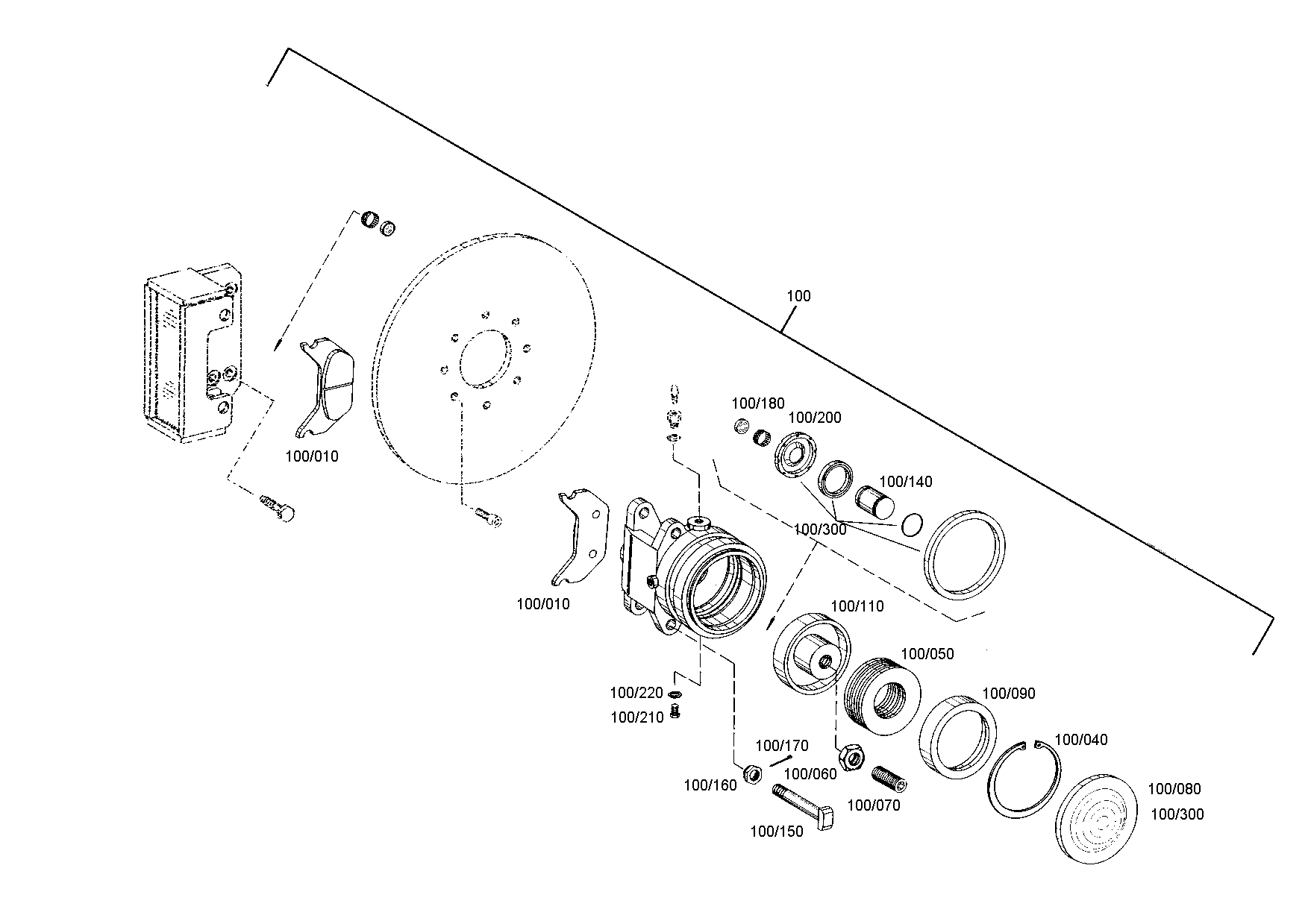 drawing for JOHN DEERE T197819 - SEALING RING (figure 1)