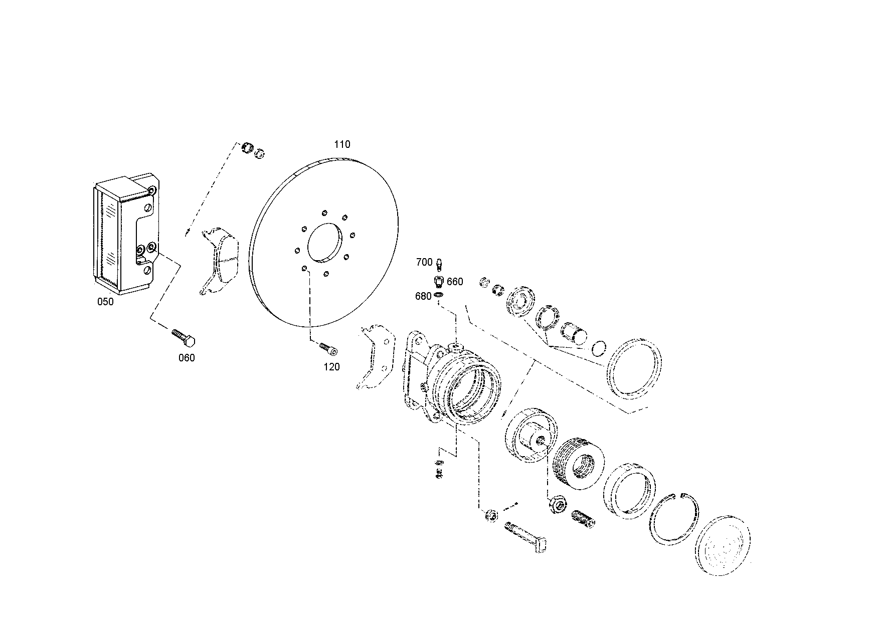 drawing for JOHN DEERE T197819 - SEALING RING (figure 2)