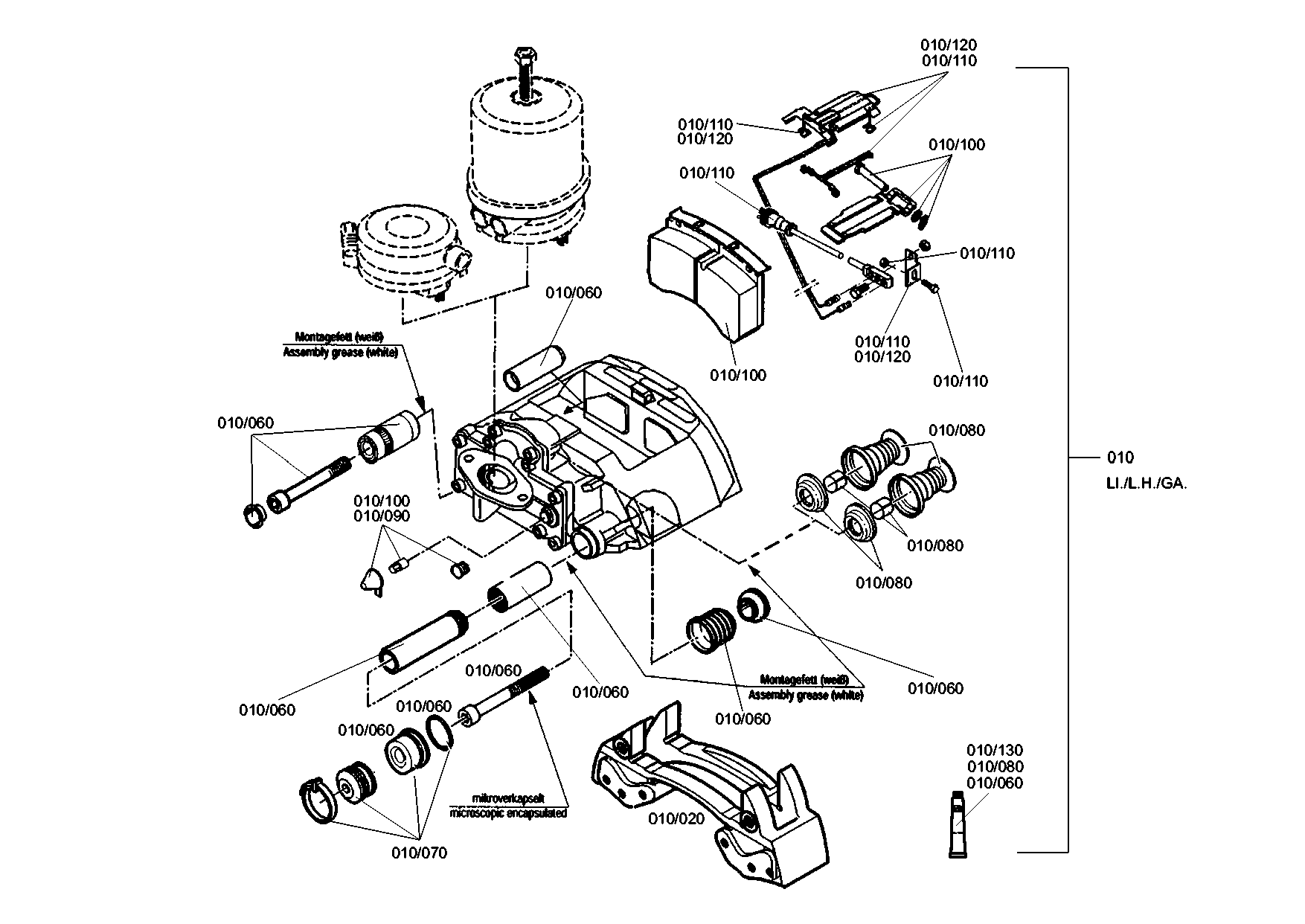 drawing for MAN 36.50410-6013 - BRAKE CYLINDER (figure 2)