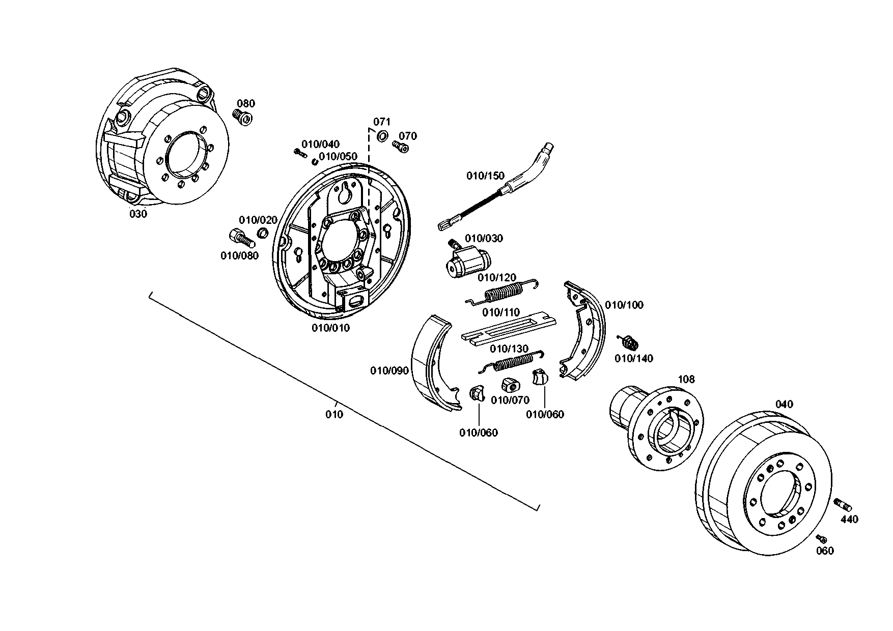 drawing for VOLVO ZM 2910163 - INPUT FLANGE (figure 2)