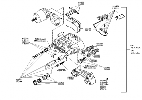 drawing for EVOBUS 89130031994 - DISC BRAKE (figure 2)