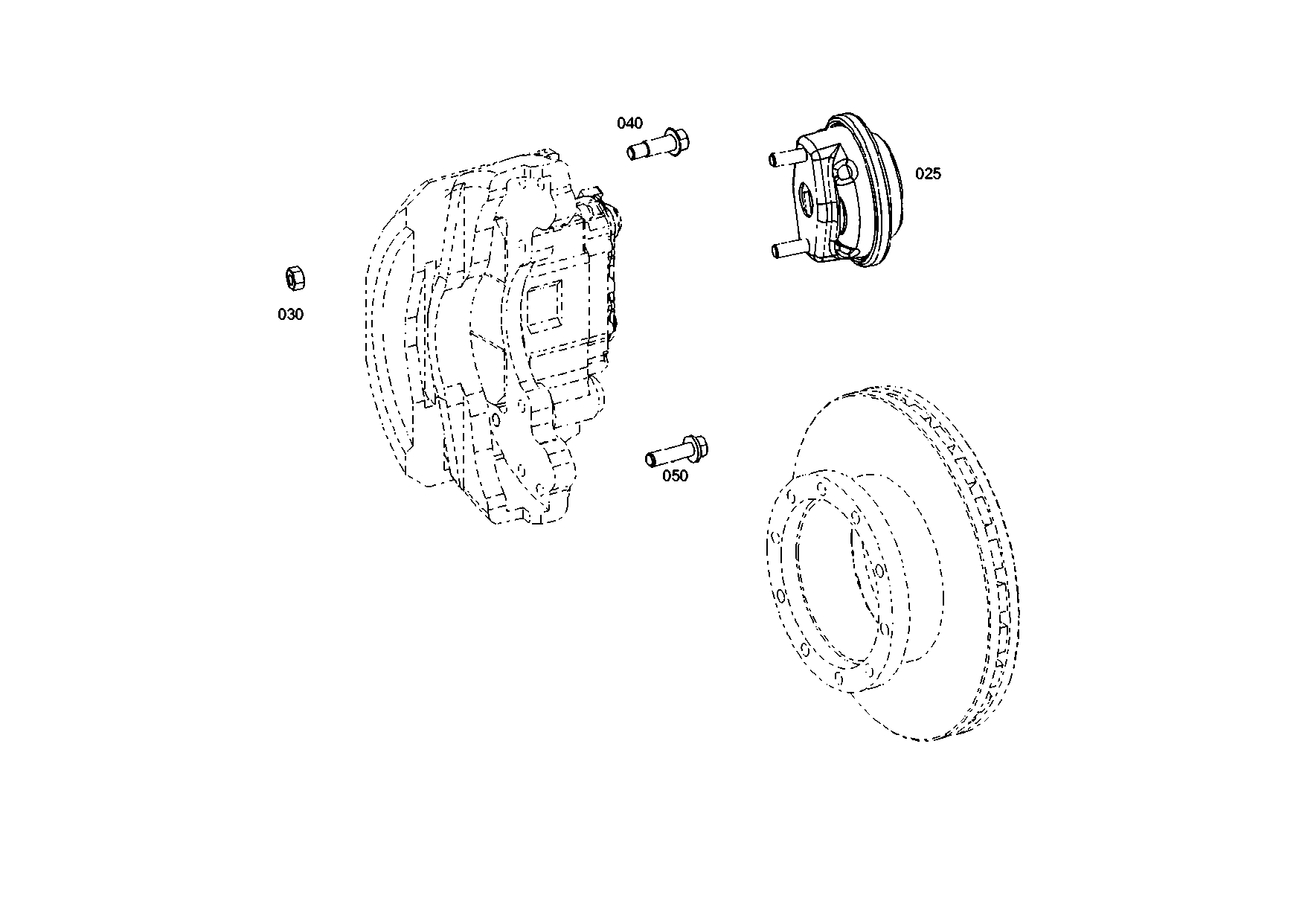 drawing for EVOBUS A6294200024 - BRAKE CYLINDER (figure 3)