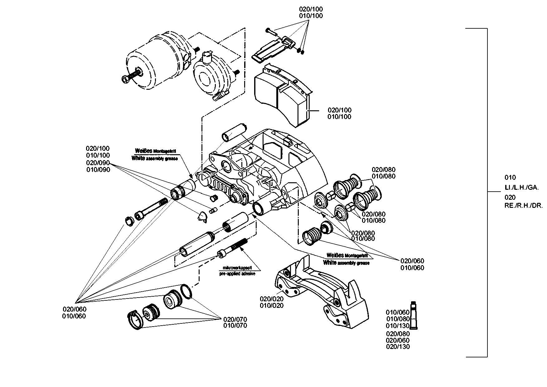 drawing for EVOBUS A0014205101 - DISC BRAKE (figure 3)