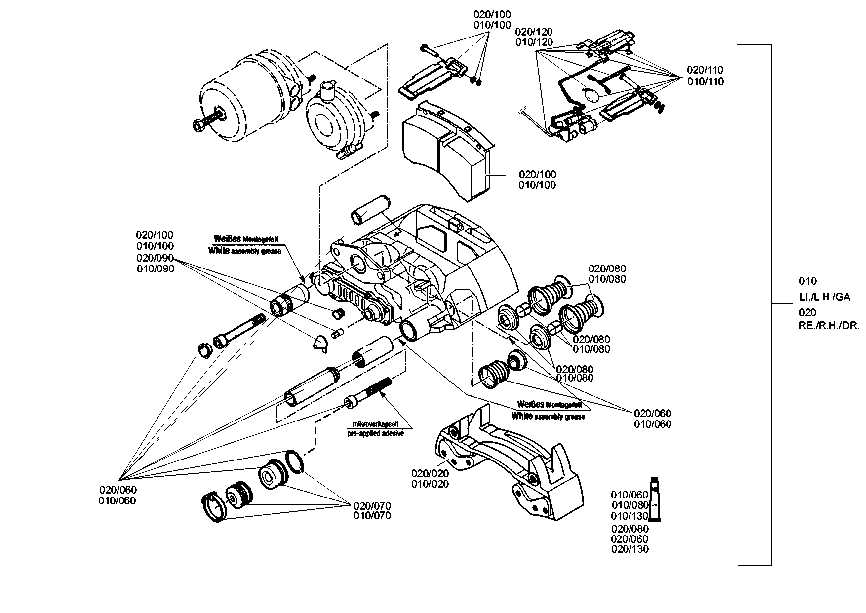 drawing for EUROBUS 85109259 - SEAL KIT (figure 5)