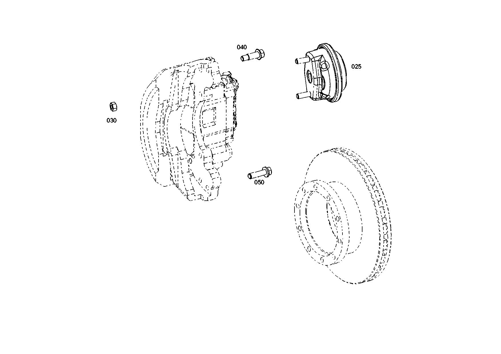 drawing for IVECO 42569618 - BRAKE CALIPER (figure 4)