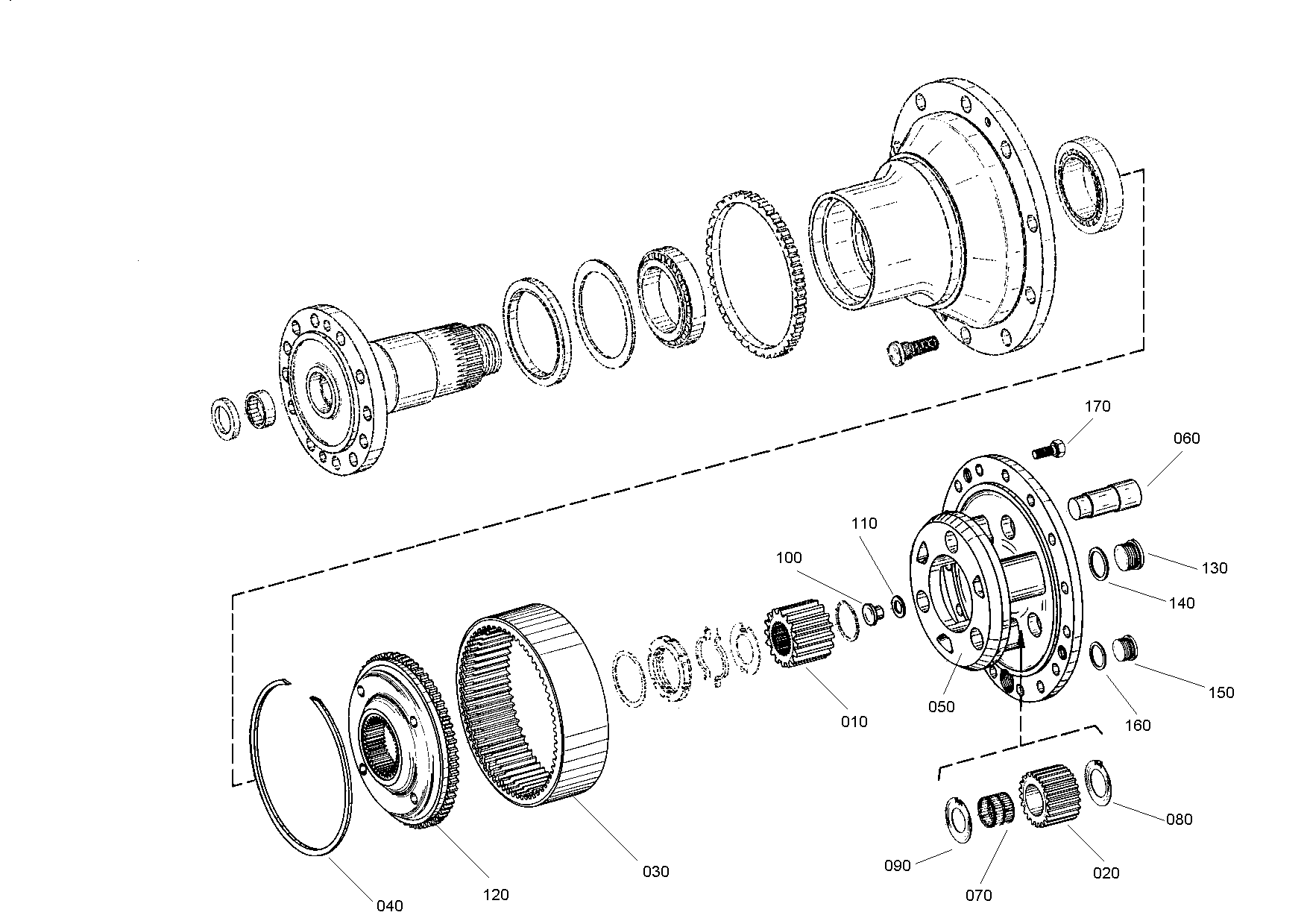 drawing for KOMATSU LTD. 2937045M1 - THRUST WASHER (figure 3)