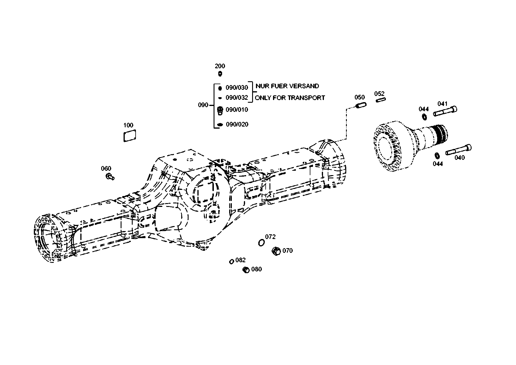 drawing for AGCO 020744R1 - LOCKING SCREW (figure 3)