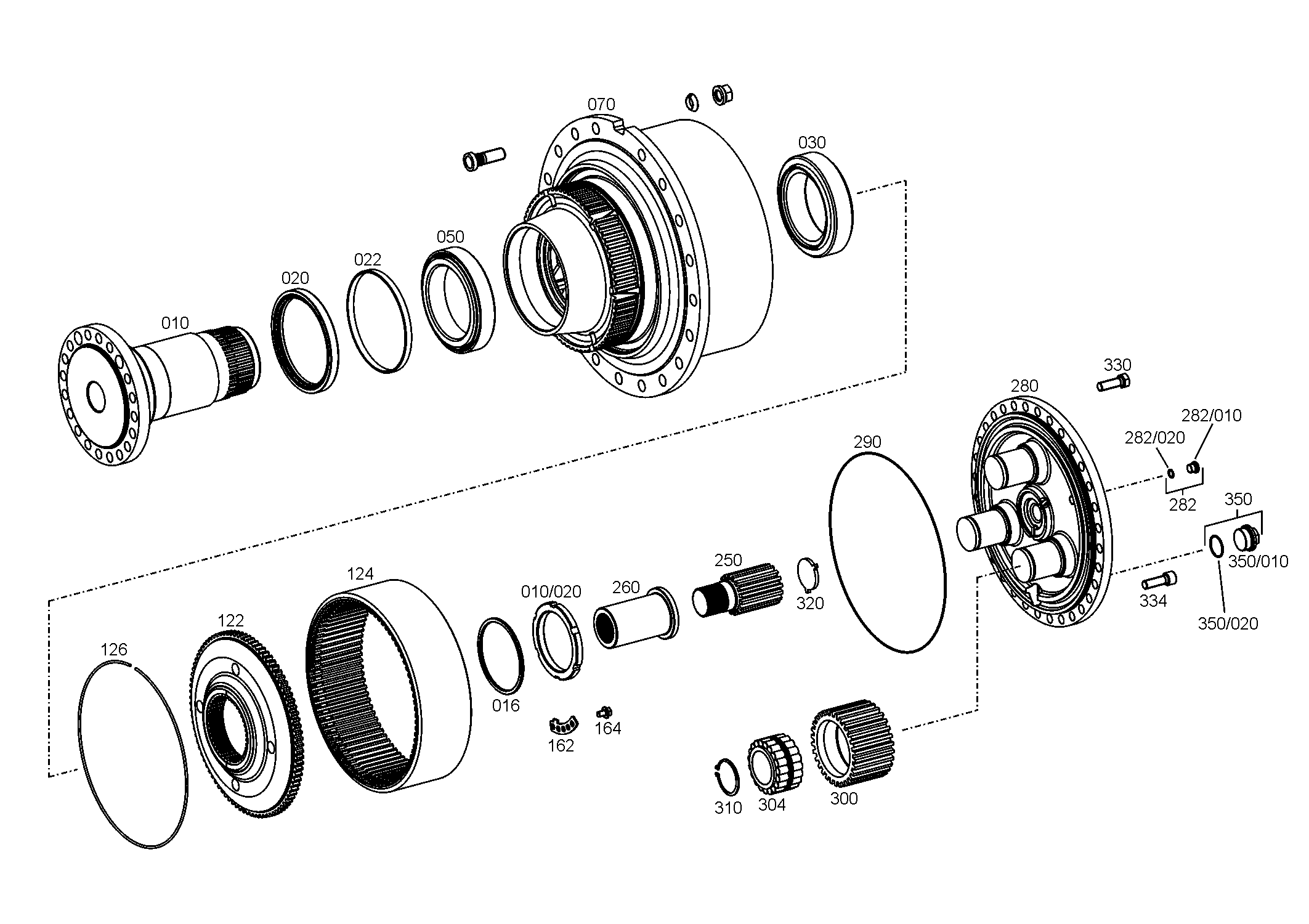 drawing for IVECO 98133648AS - CY.ROLL.BEARING (figure 1)