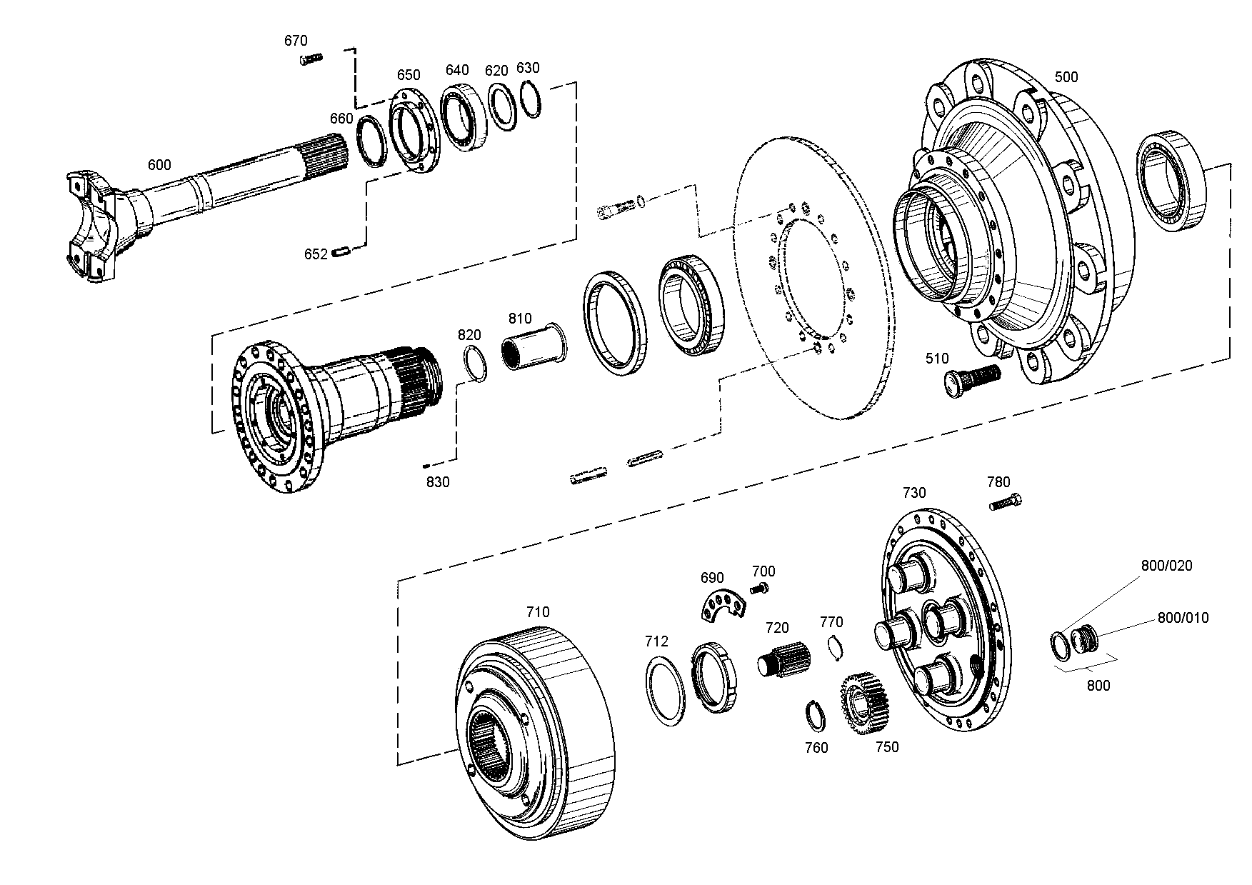 drawing for DOOSAN MX153268 - DRIVER (figure 1)