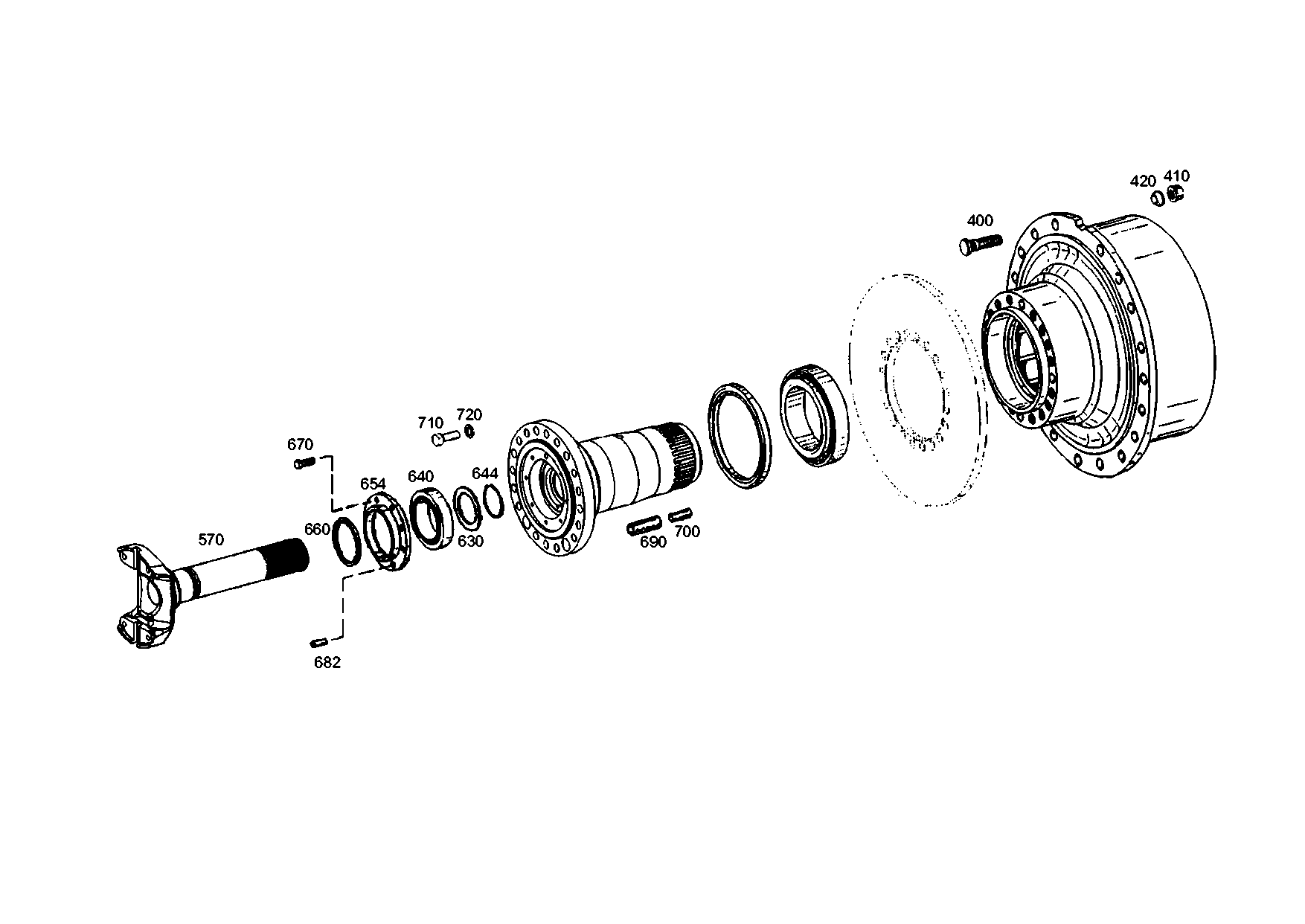 drawing for EVOBUS A0129905201 - HEXAGON SCREW (figure 2)