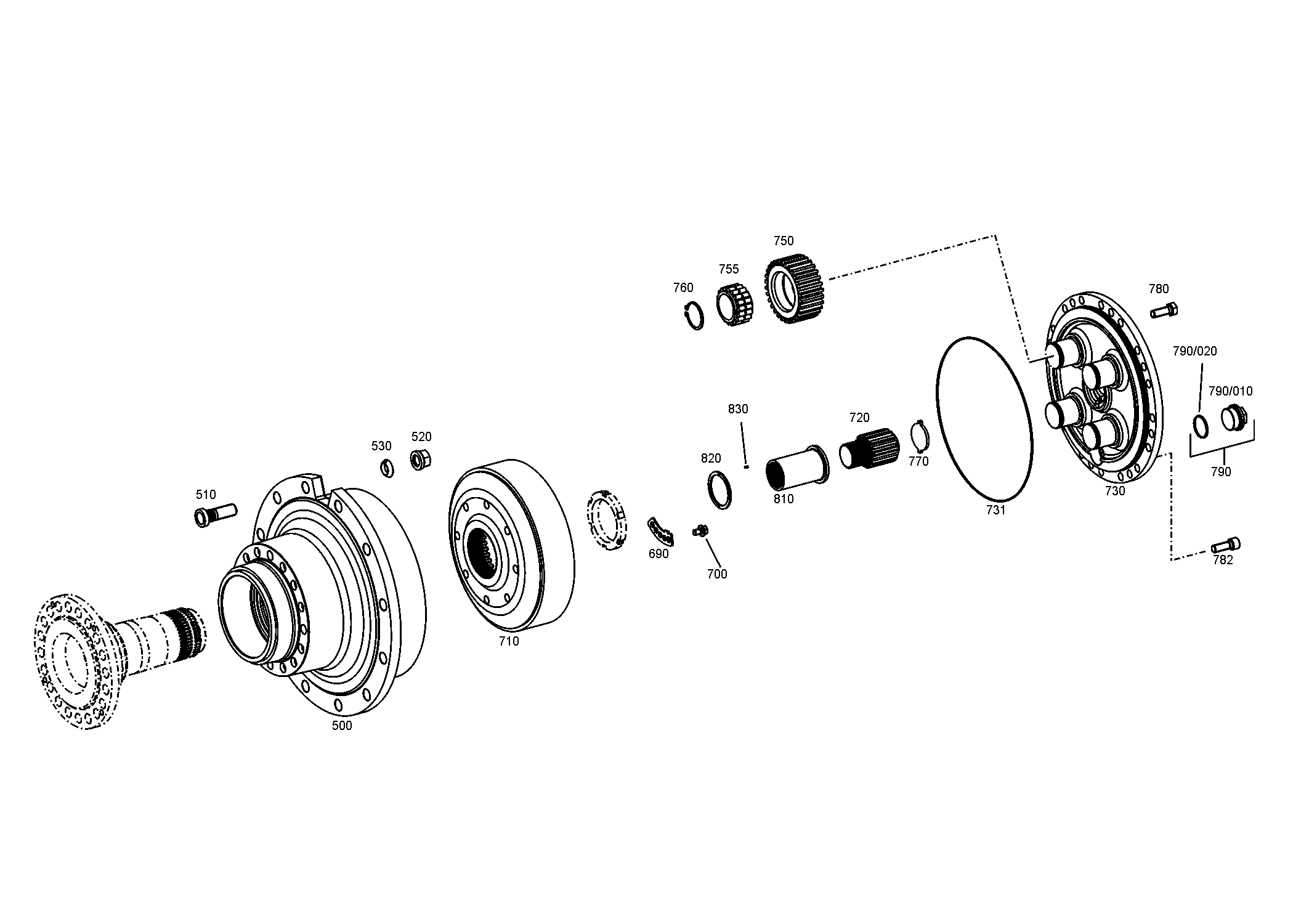 Technical drawing of DOOSAN MX153270 GROOVED PIN with dimensions and layout (figure 4)