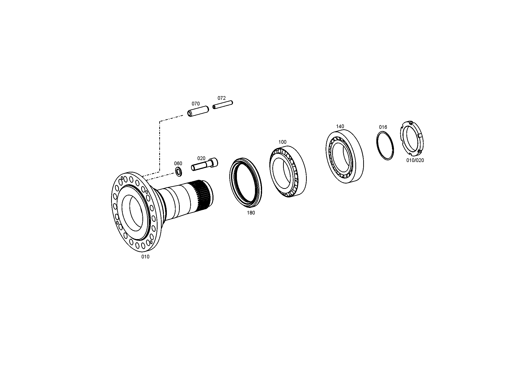 drawing for DOOSAN 153278 - SLOTTED NUT (figure 4)