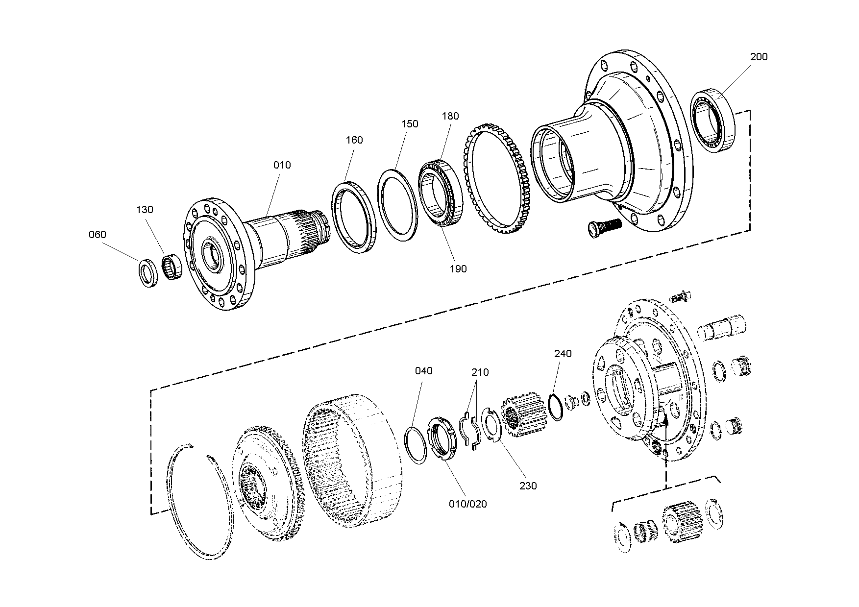 drawing for AGCO 020755R1 - SHAFT SEAL (figure 1)