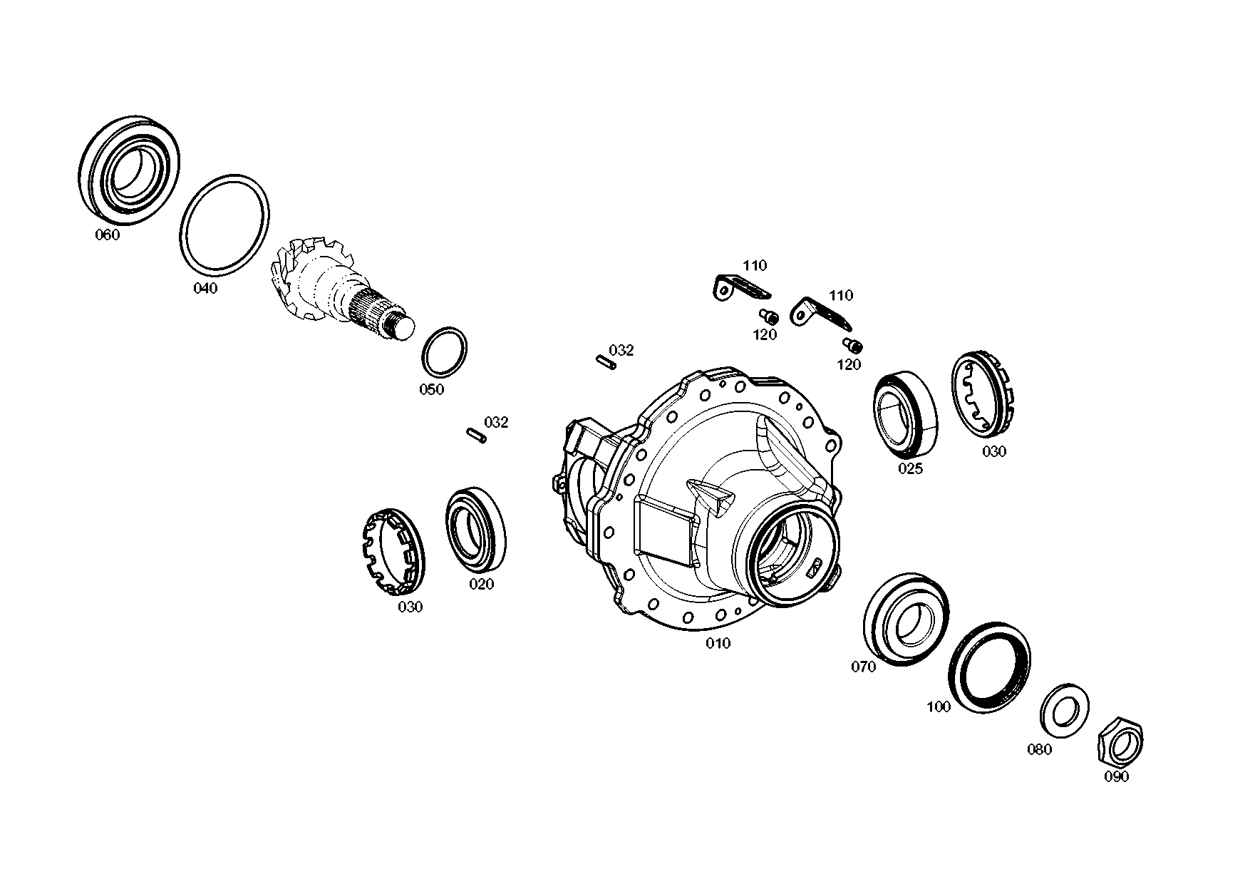 drawing for AGCO 020737R1 - SLOT. PIN (figure 1)