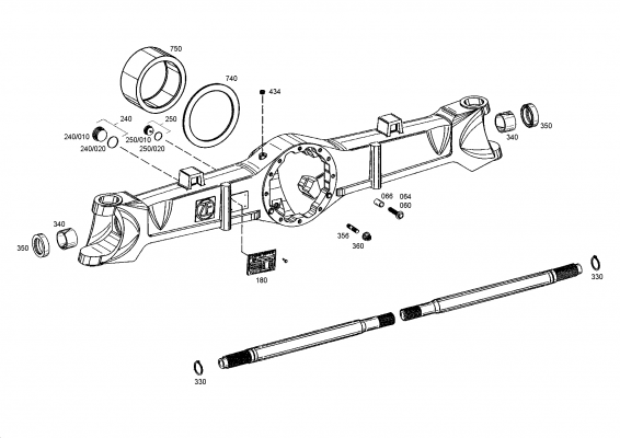 drawing for AGCO 020755R1 - SHAFT SEAL (figure 2)