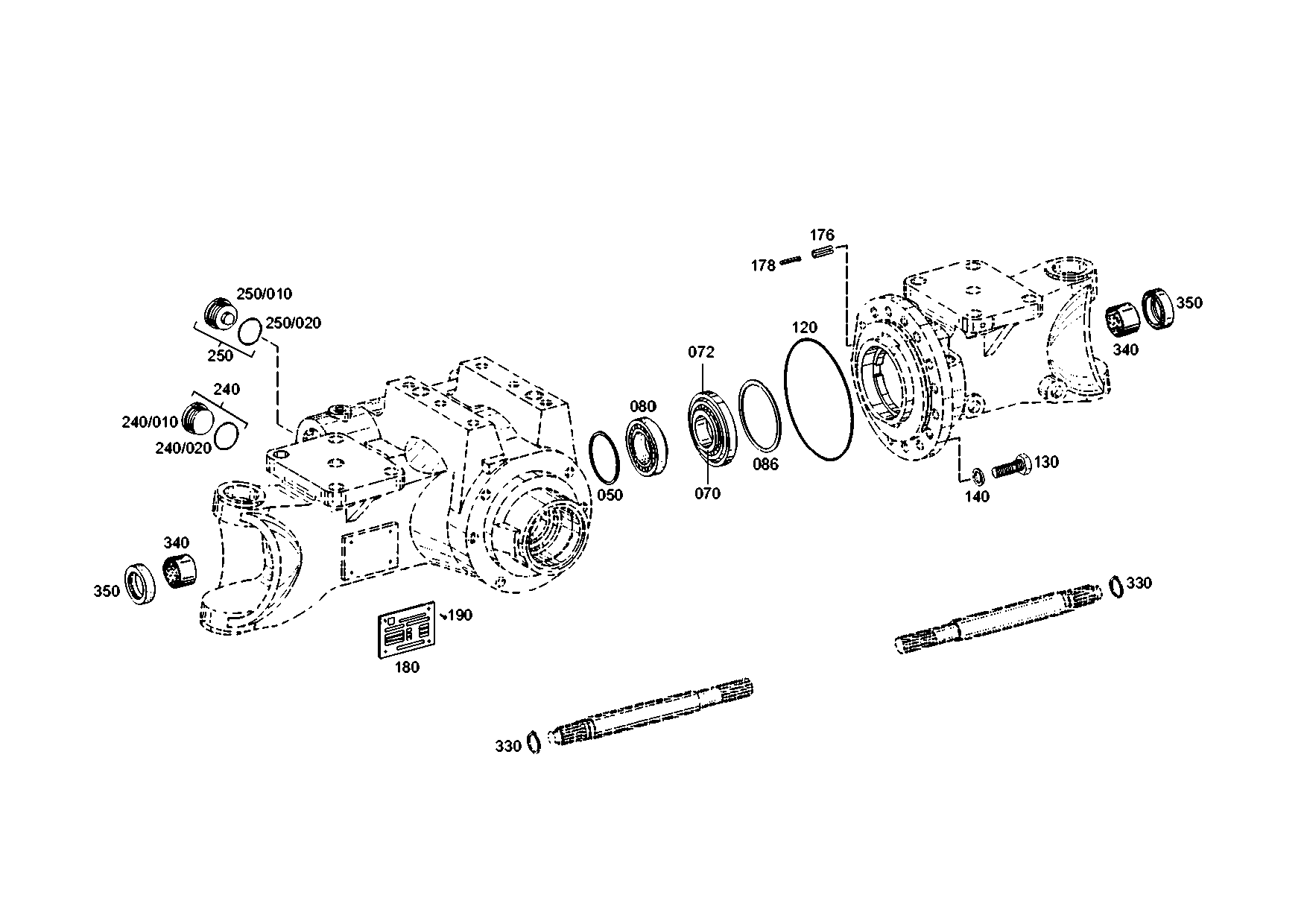 drawing for JOHN DEERE L40102 - WASHER (figure 1)