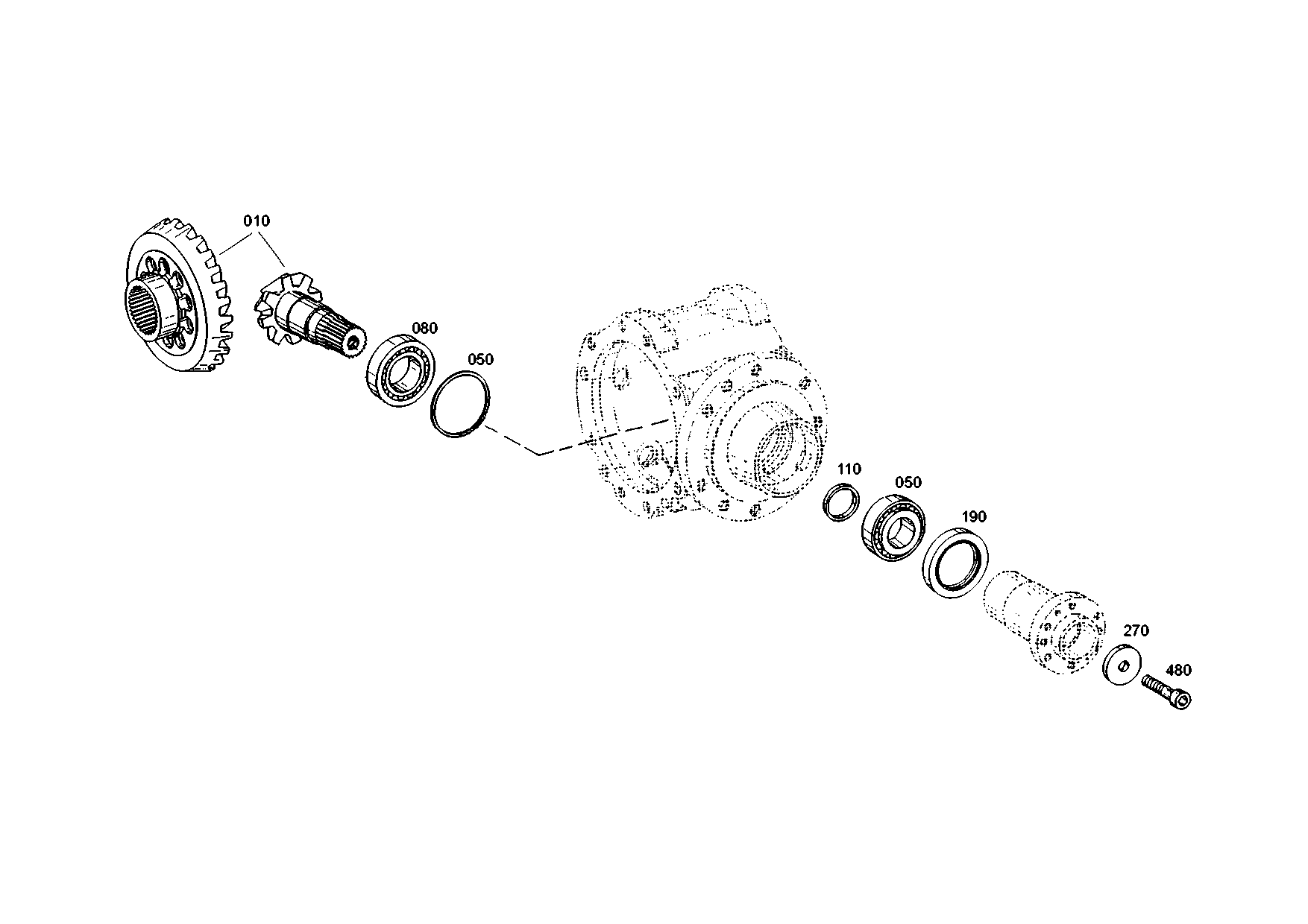 drawing for AGCO V35033200 - WASHER (figure 4)