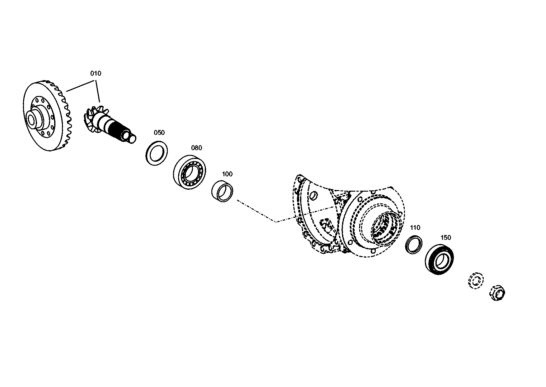 drawing for MAFI Transport-Systeme GmbH 023485 - TAPER ROLLER BEARING (figure 3)