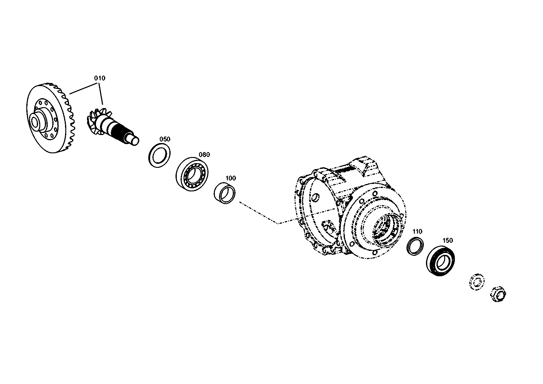 drawing for AGCO F743300021380 - TAPER ROLLER BEARING (figure 5)