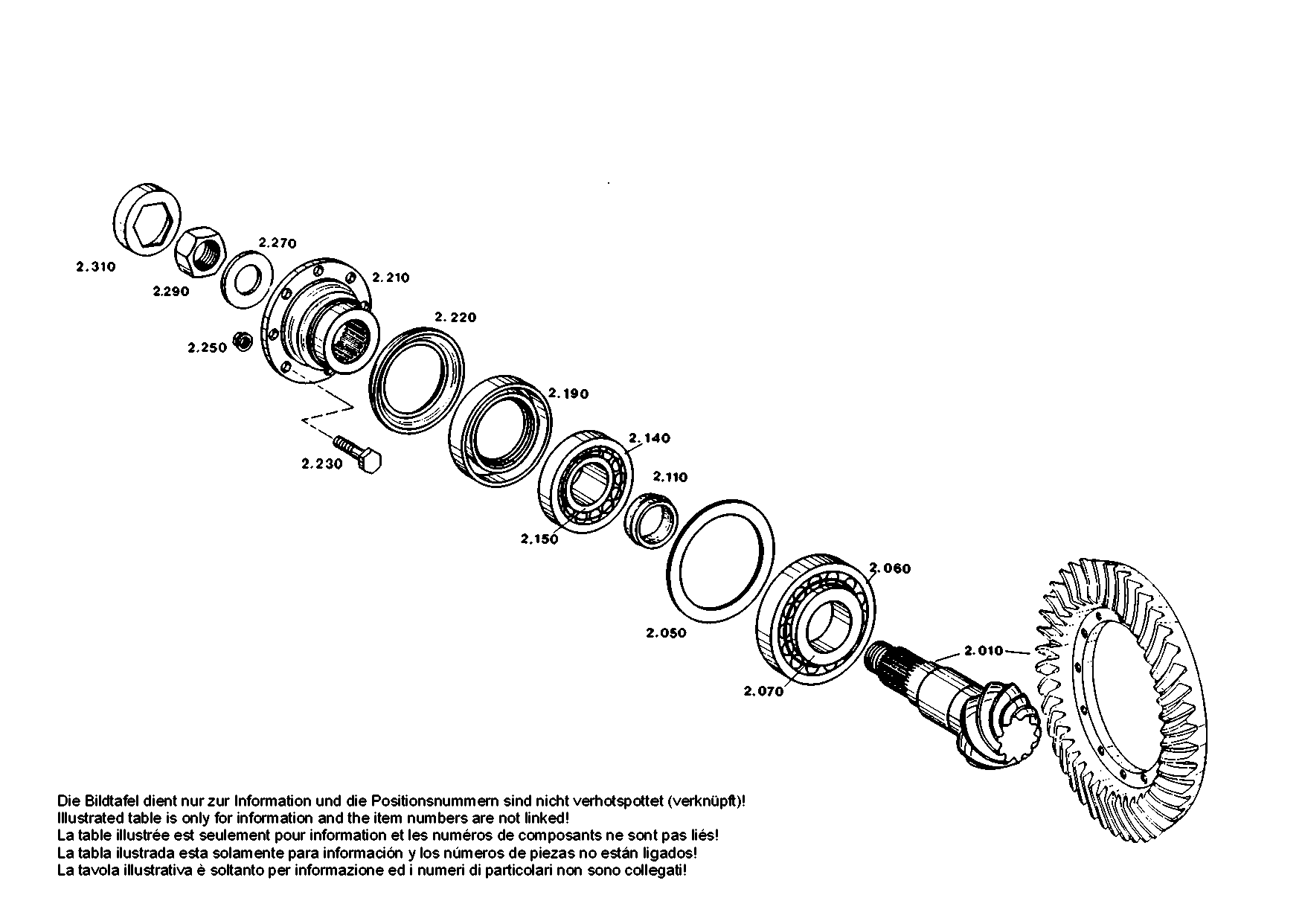 drawing for JUNGHEINRICH AG 50186255 - INPUT FLANGE (figure 1)