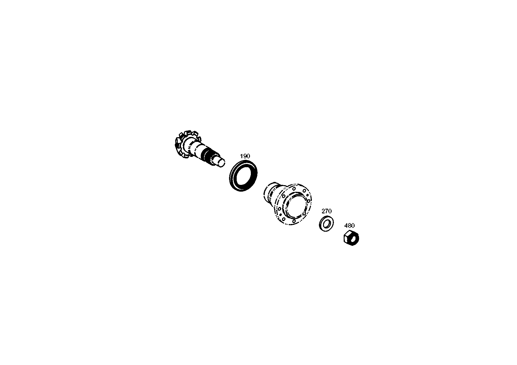 drawing for BERGMANN_MB 800230006900 - HEXAGON NUT (figure 5)