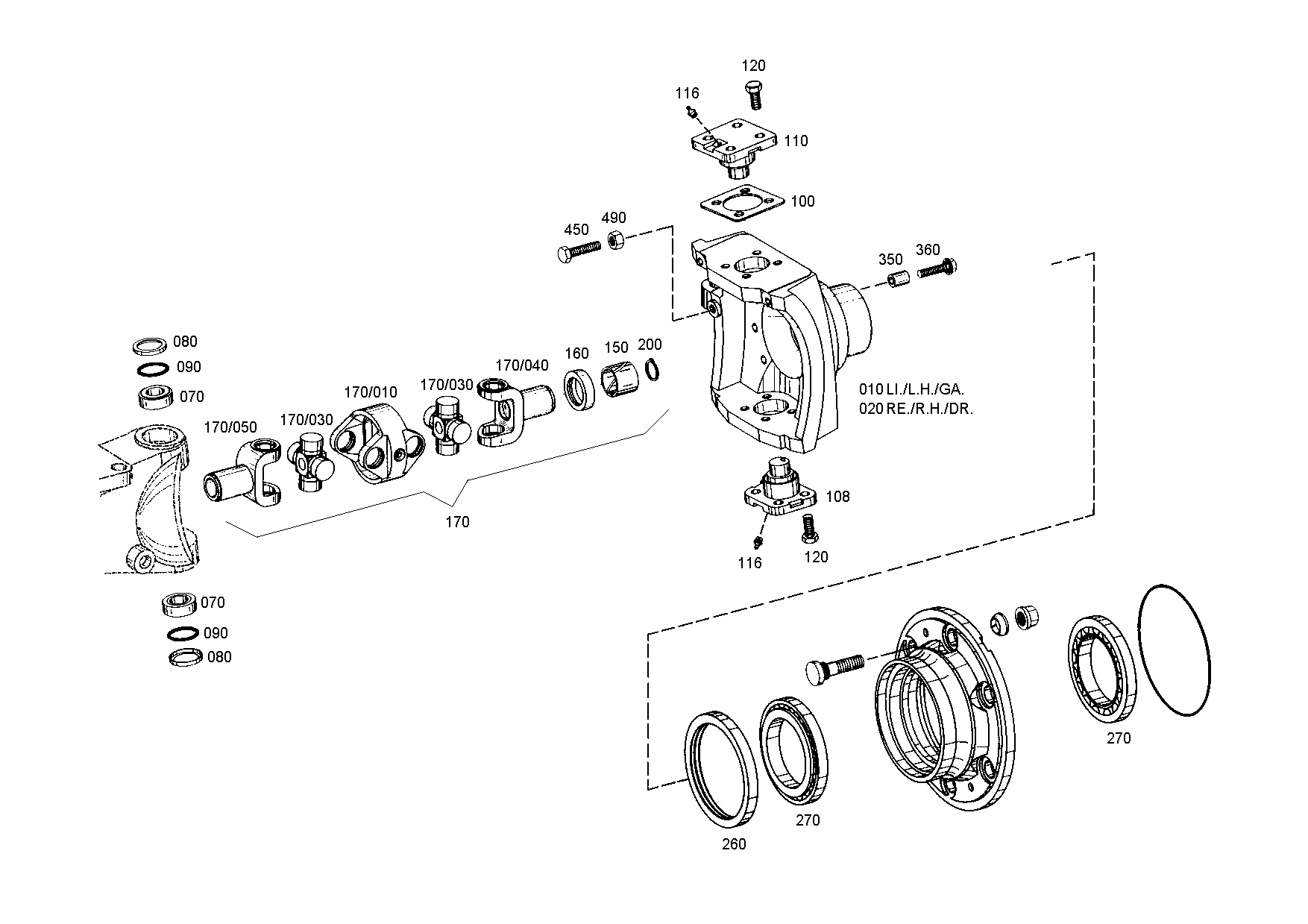 drawing for MANITOU COSTRUZIONI INDUSTRIALI S.R.L 128787 - STOP SCREW (figure 1)