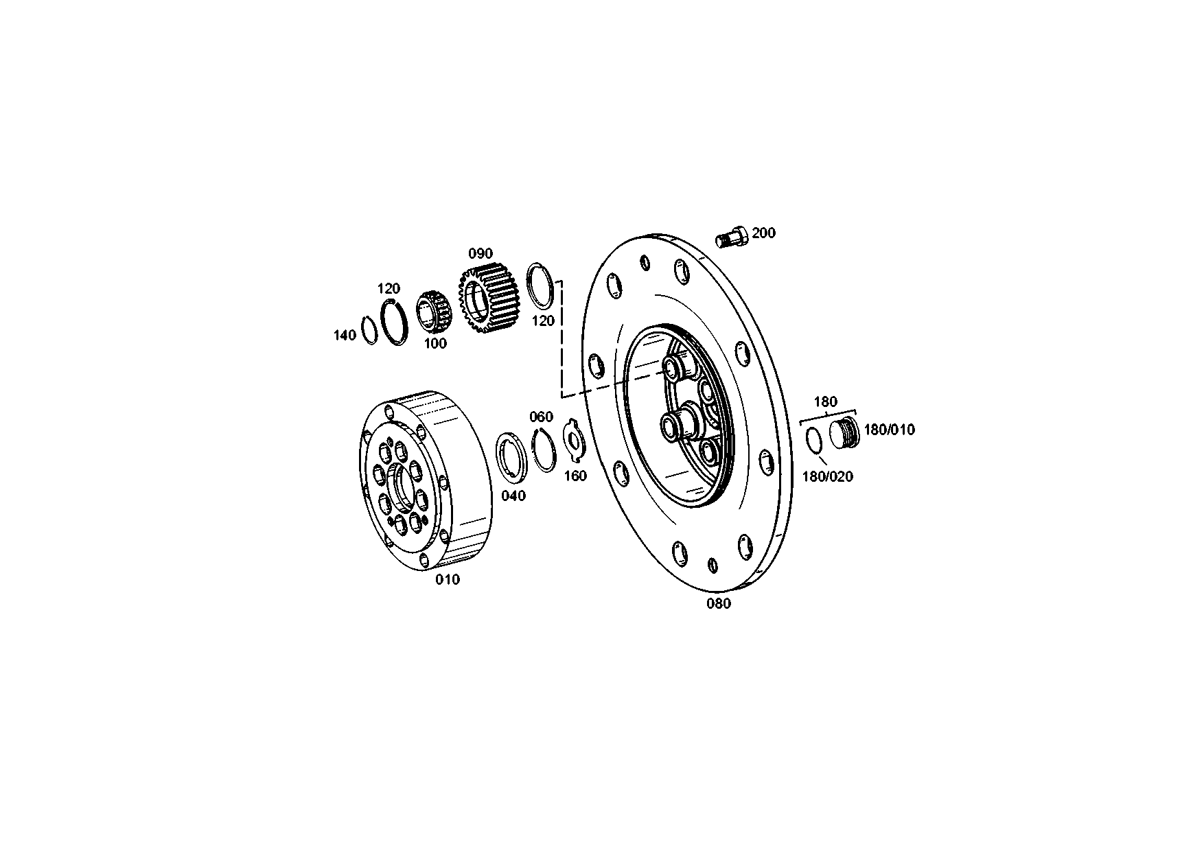 drawing for BOMAG 05585133 - THRUST WASHER (figure 3)