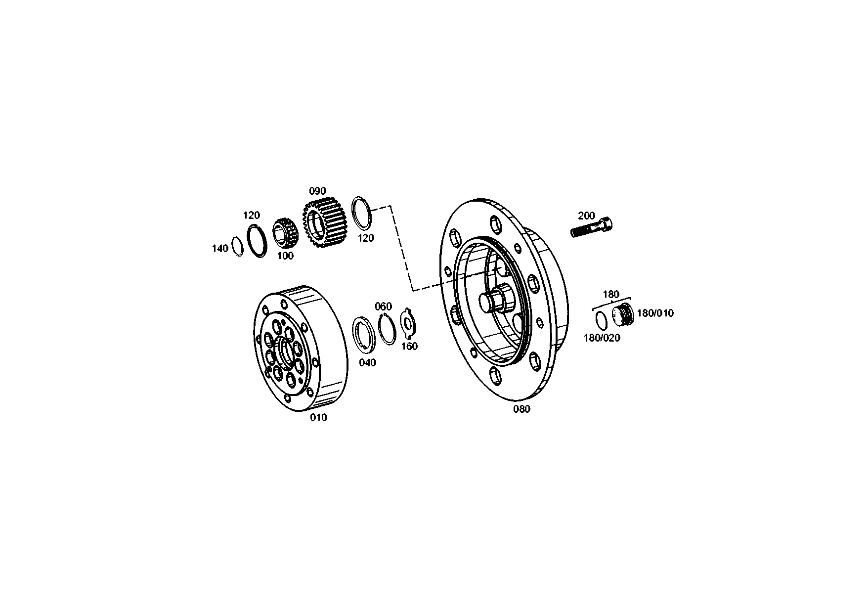 drawing for VOLVO ZM 2910128 - PLANET CARRIER (figure 3)